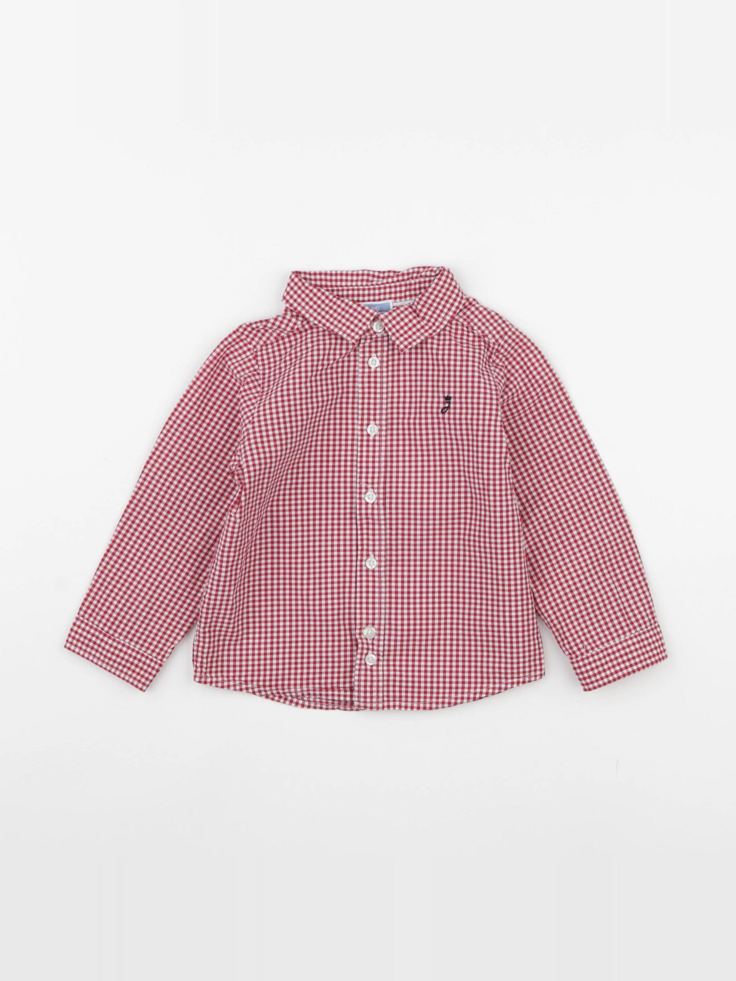 Jacadi - chemise rouge - 24 mois