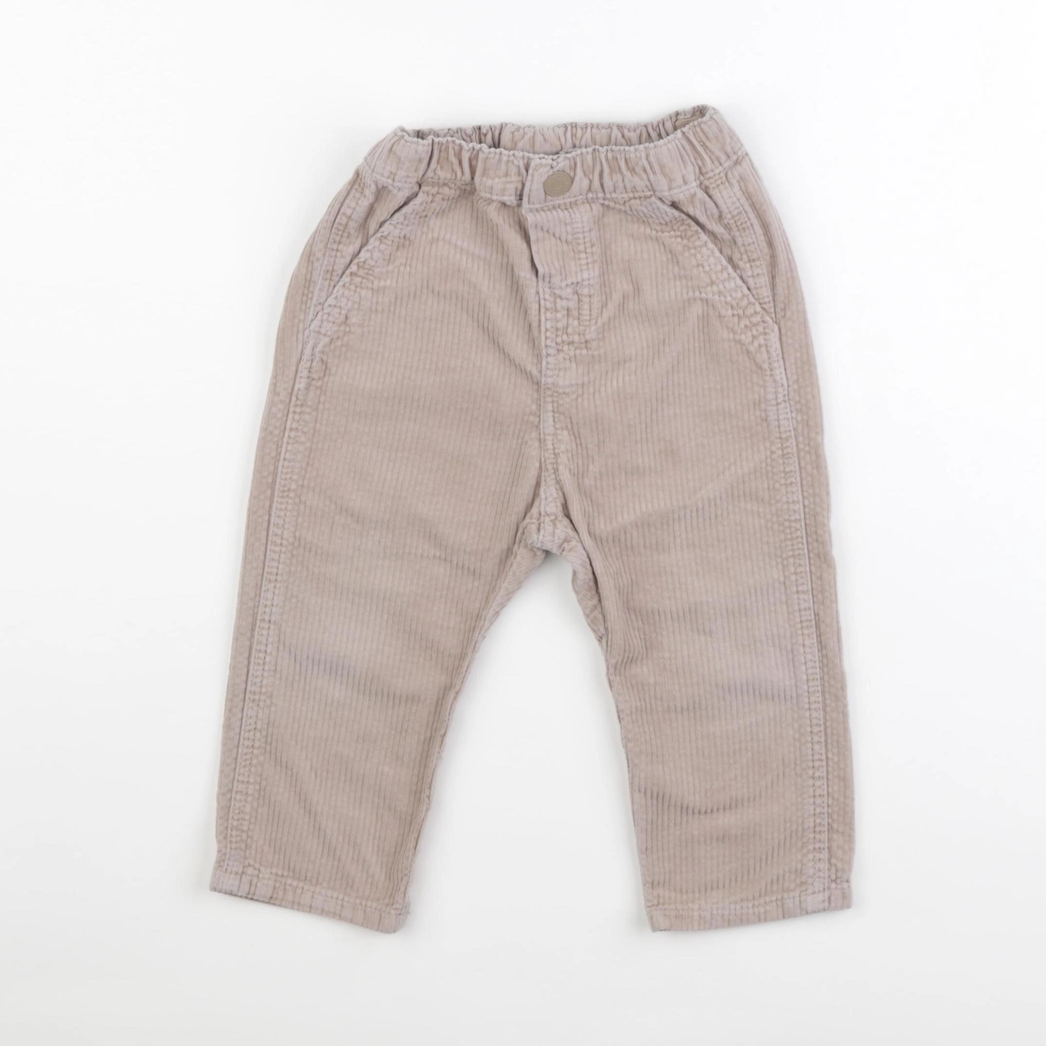H&M - pantalon beige - 18/24 mois