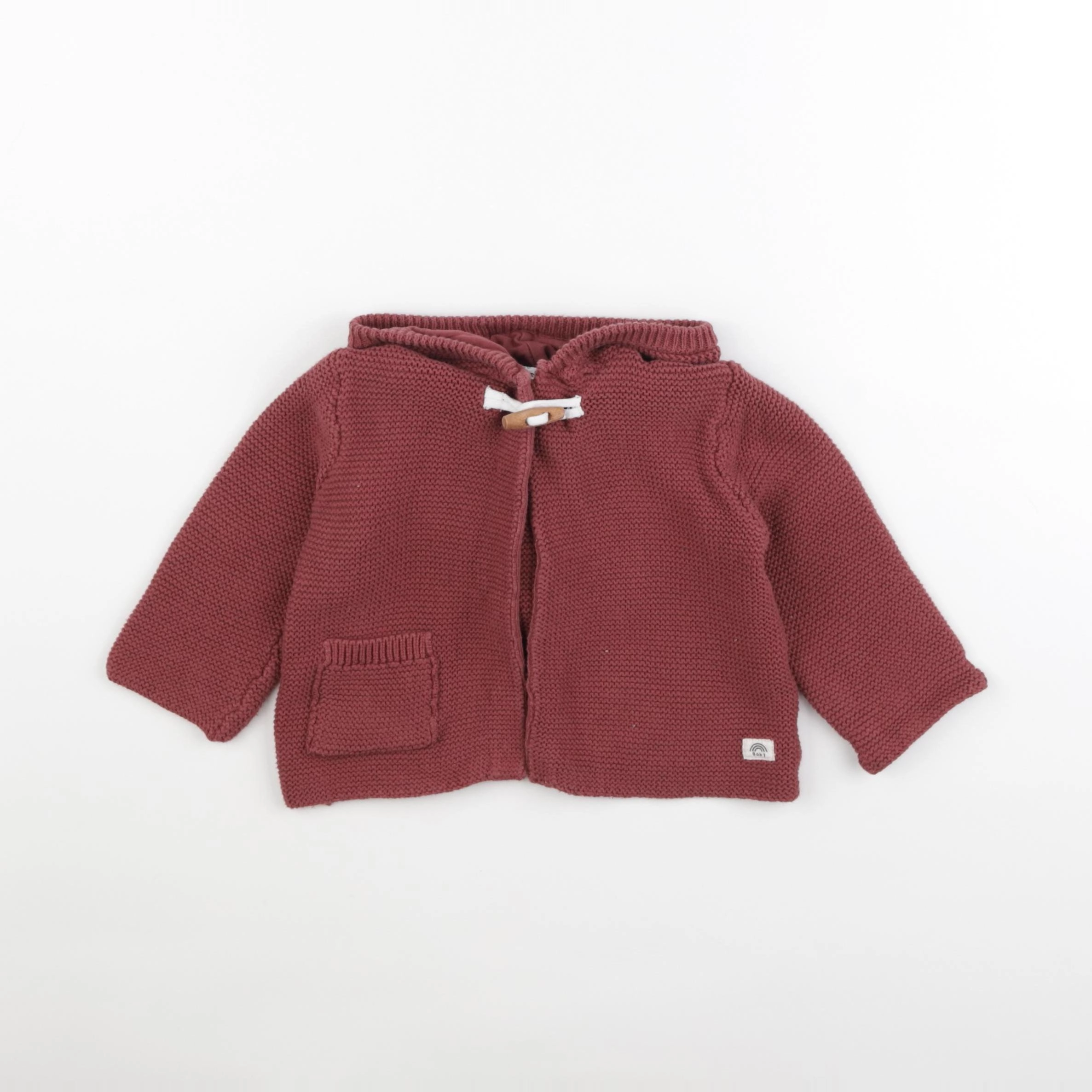 La Redoute - gilet rouge - 18 mois