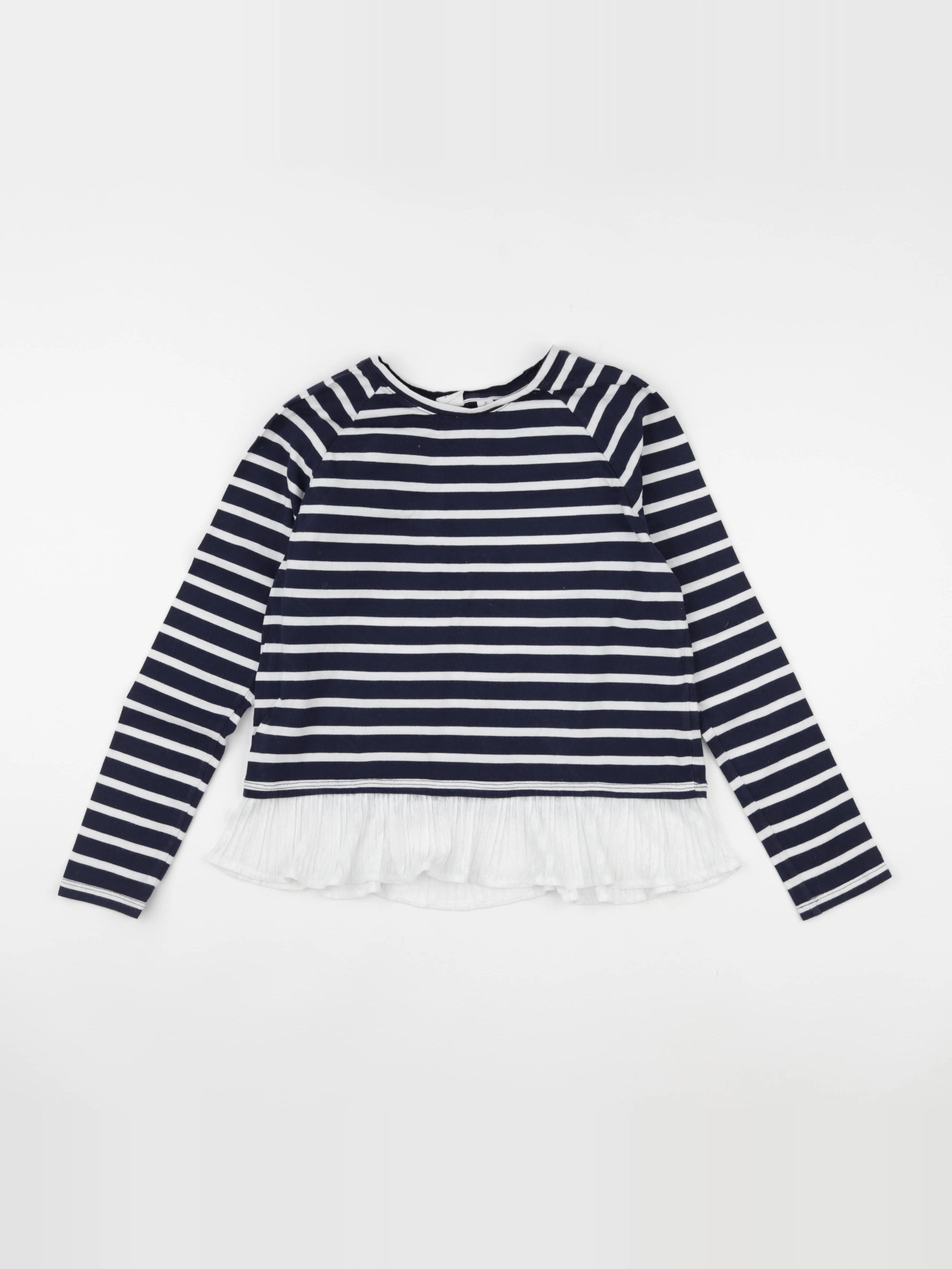 GAP - tee-shirt bleu, blanc - 12 ans