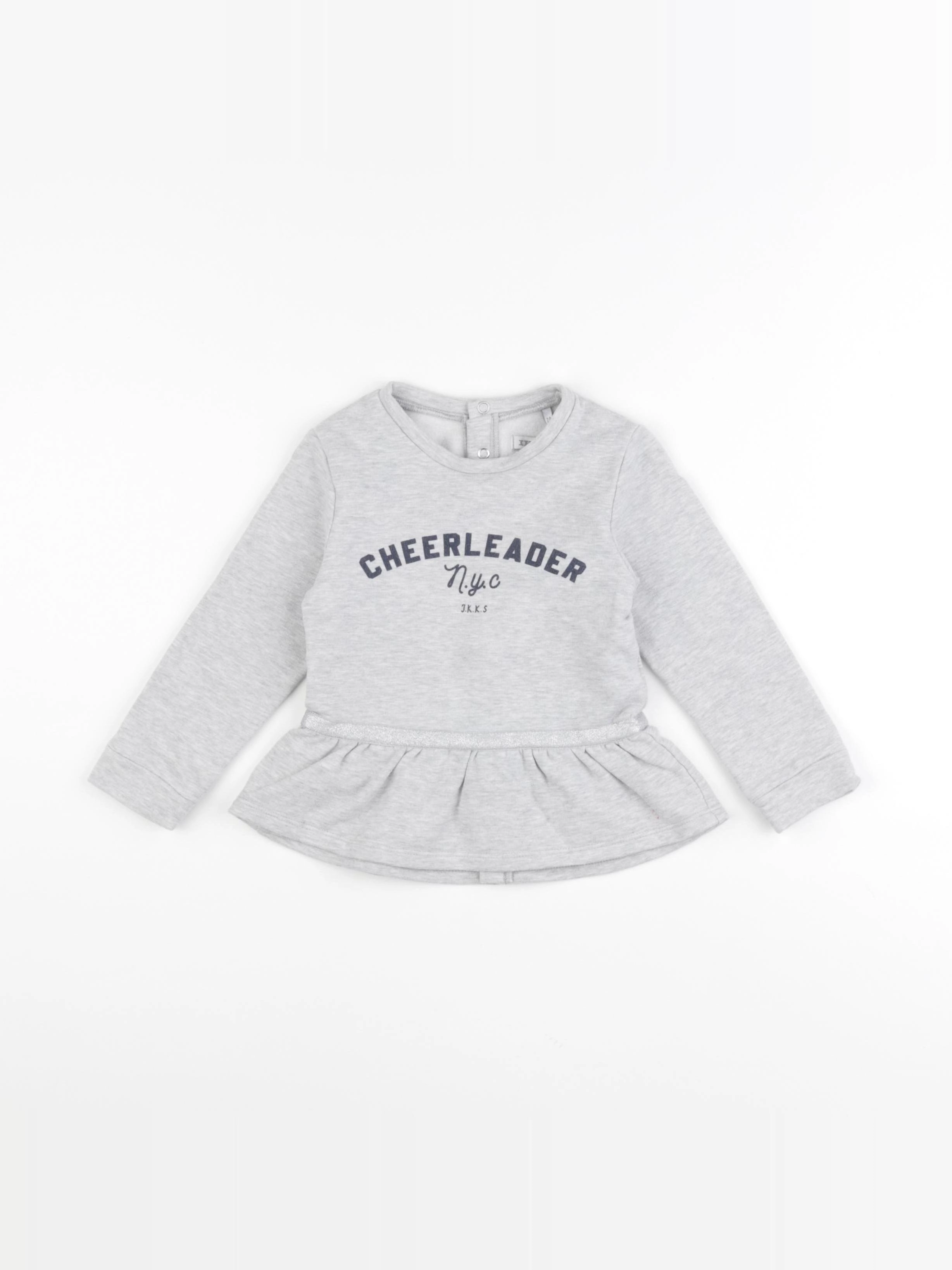 IKKS - sweat gris - 2 ans
