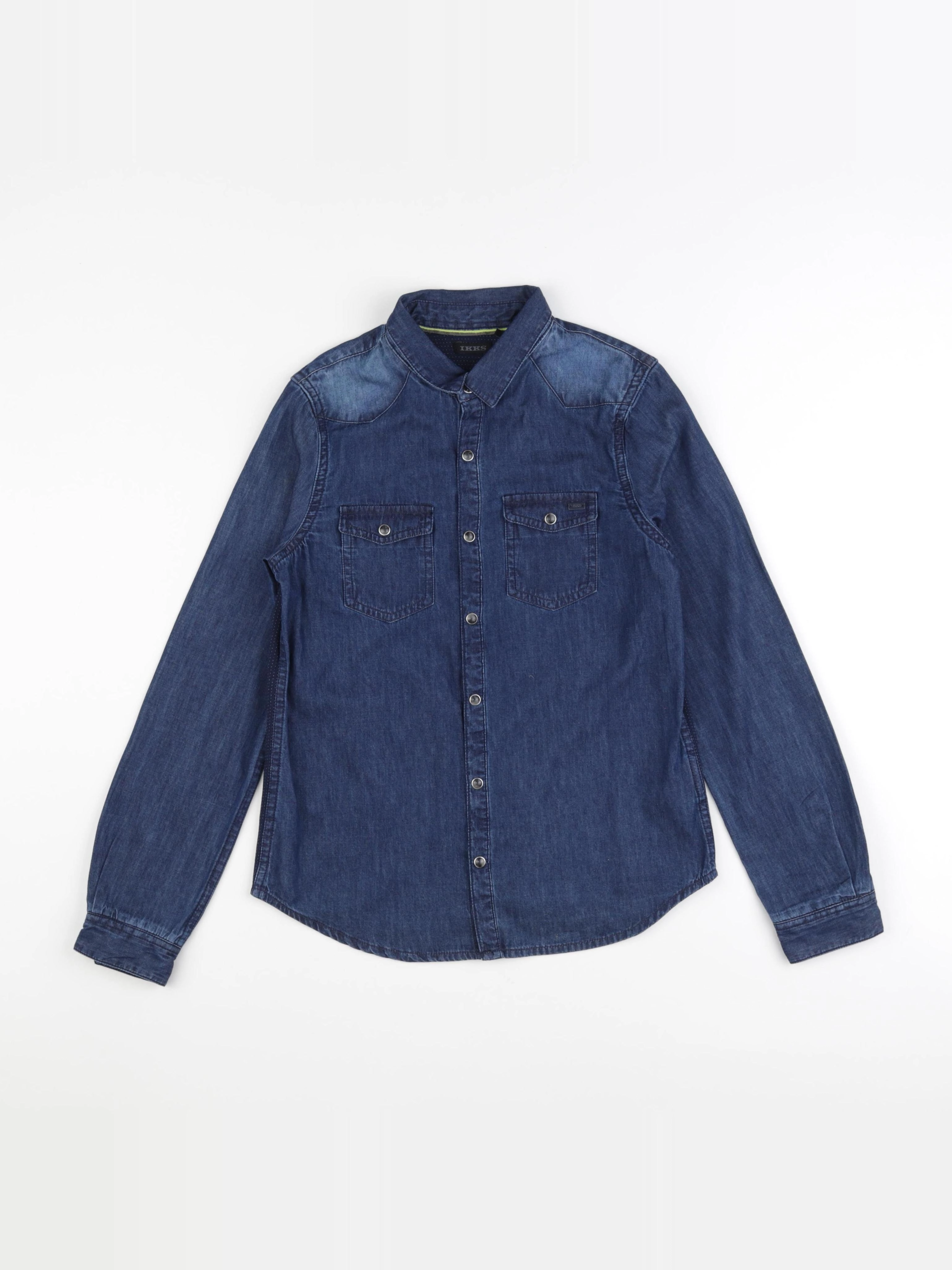 IKKS - chemise bleu - 10 ans