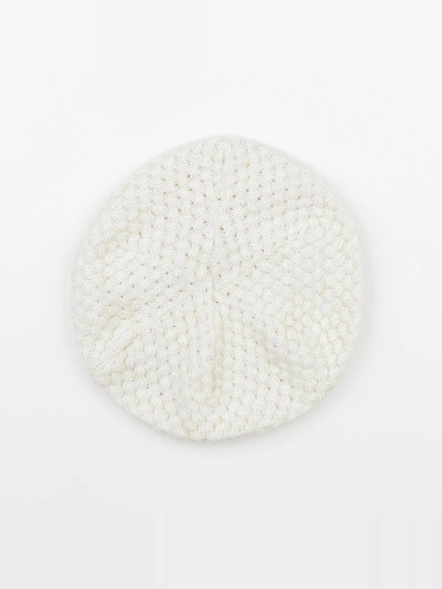 Vertbaudet - bonnet blanc, or - 14 ans