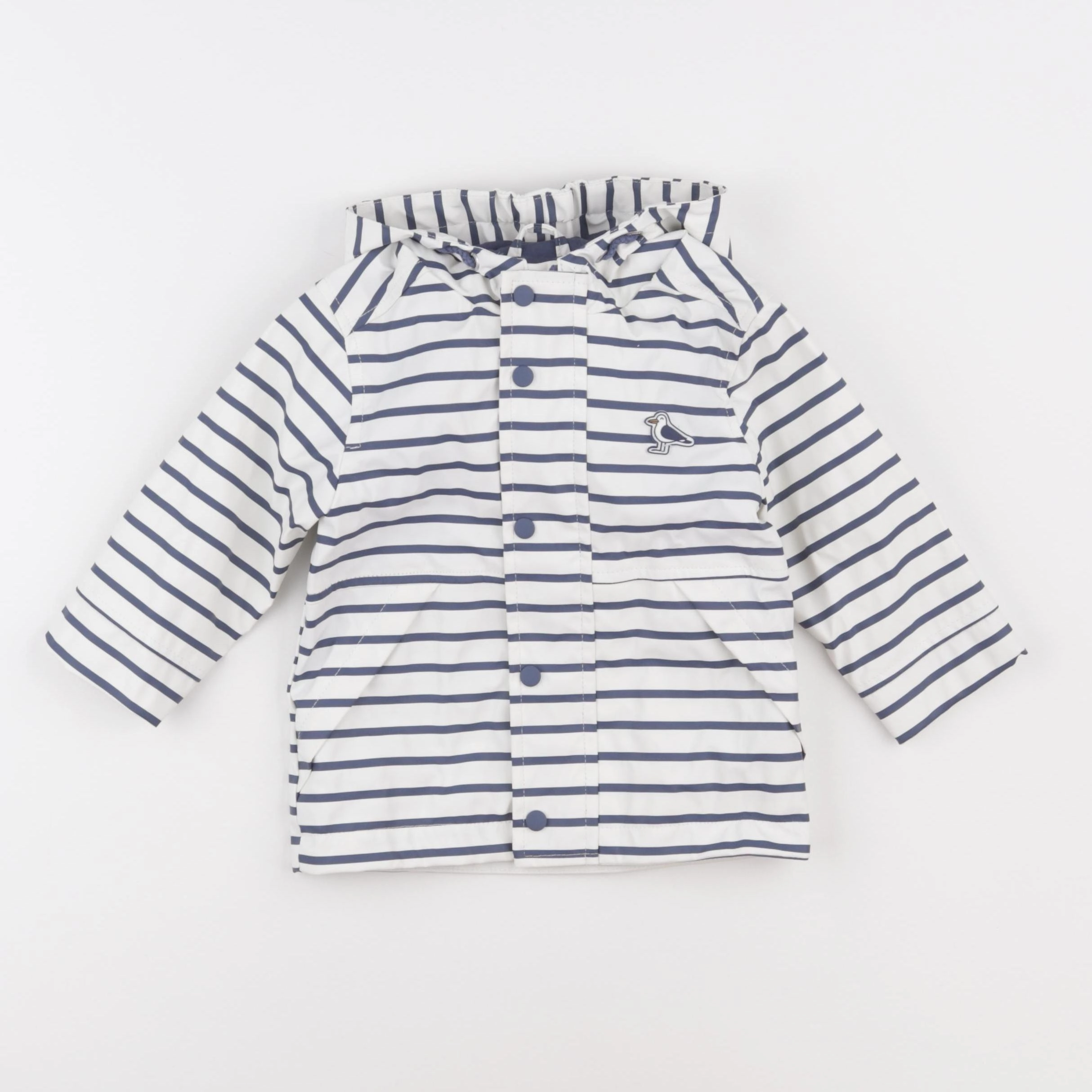 Vertbaudet - imperméable bleu - 12 mois