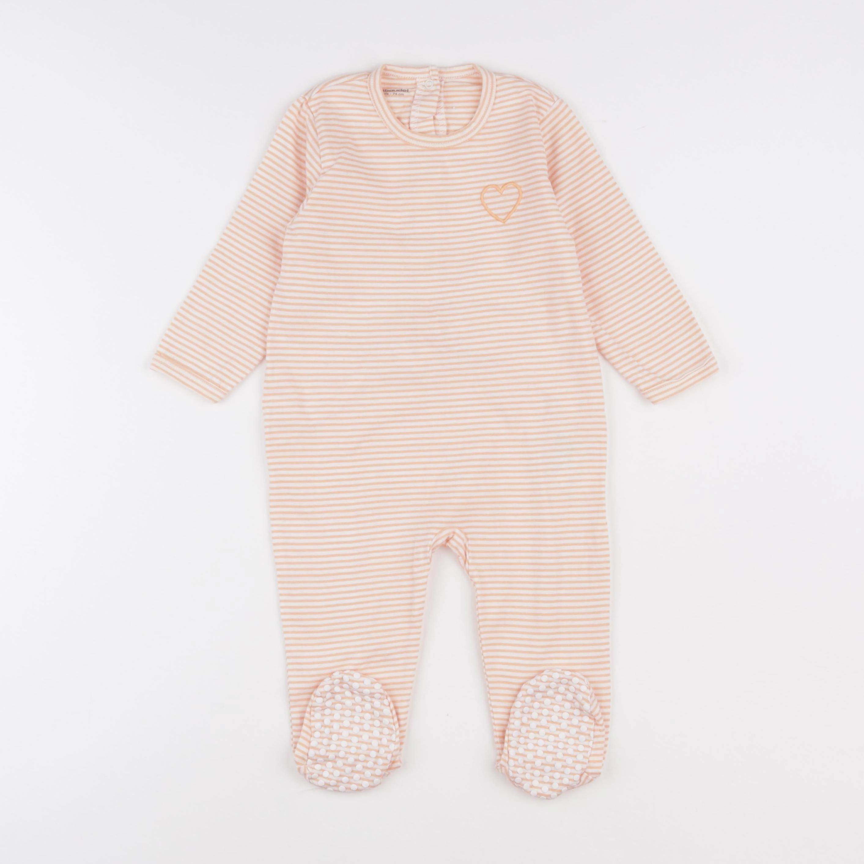 Vertbaudet - pyjama coton rose - 12 mois