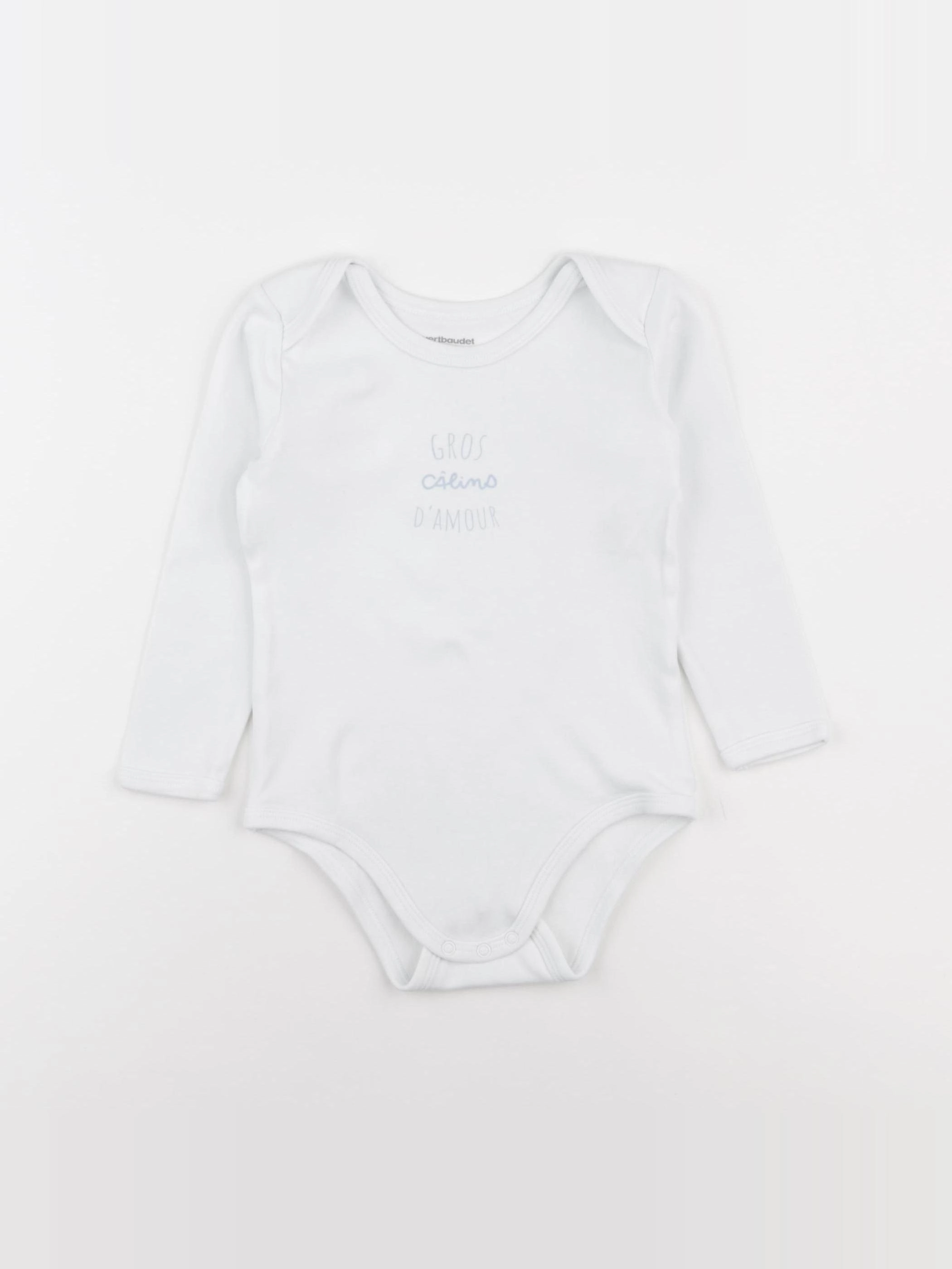 Vertbaudet - body blanc - 24 mois