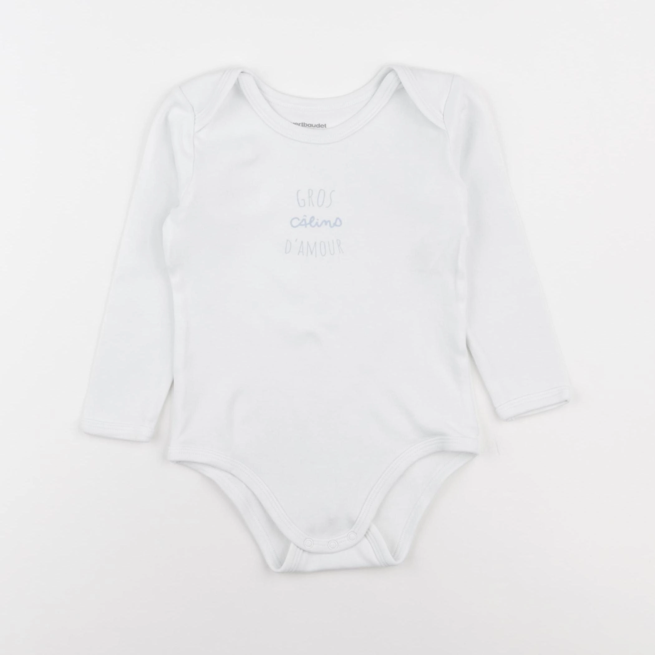 Vertbaudet - body blanc - 24 mois