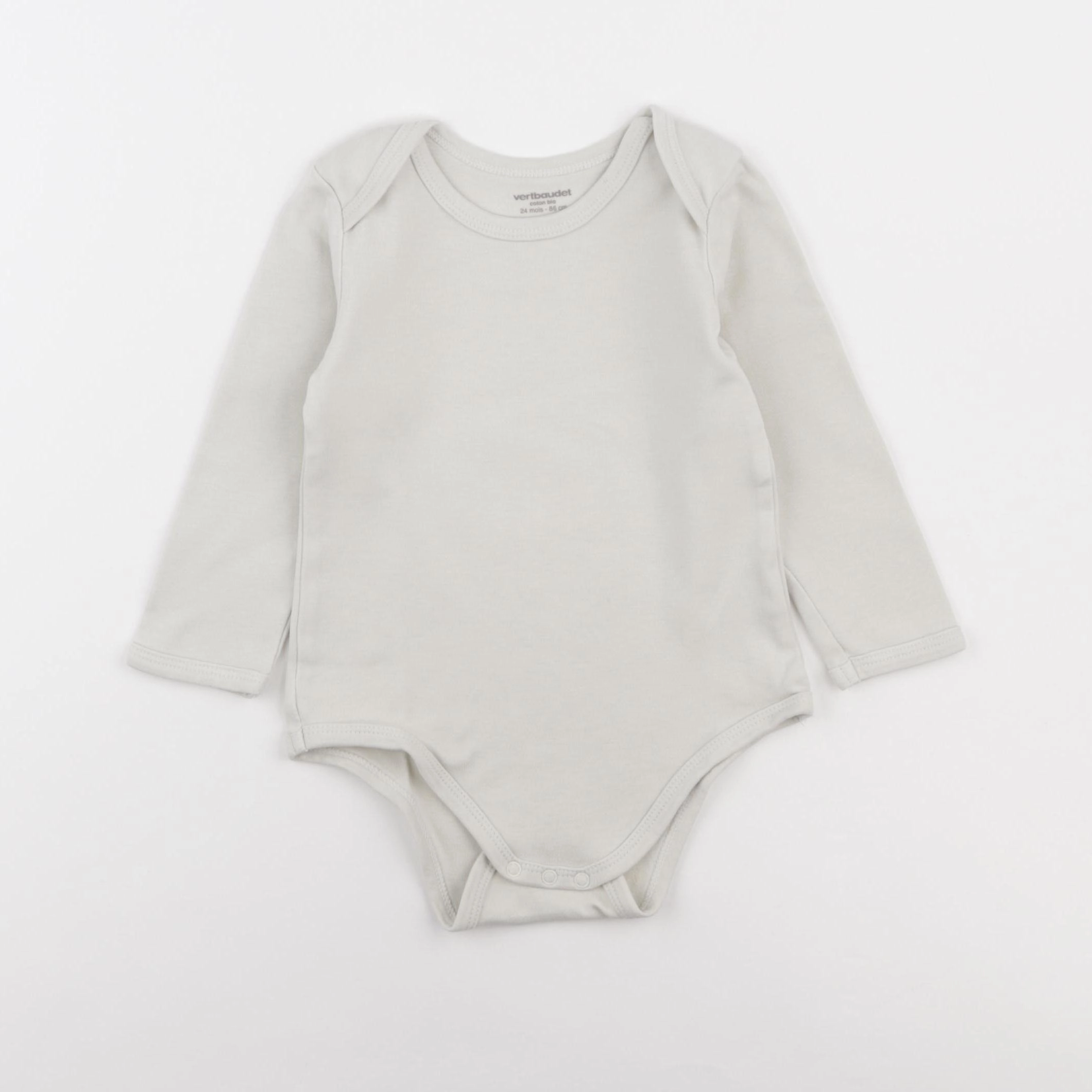 Vertbaudet - body beige - 2 ans
