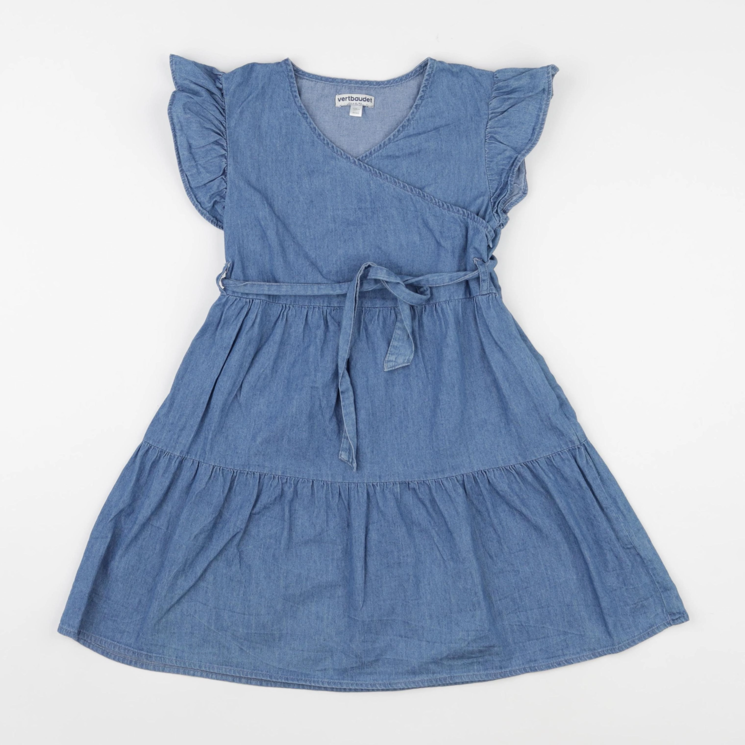 Vertbaudet - robe bleu - 8 ans
