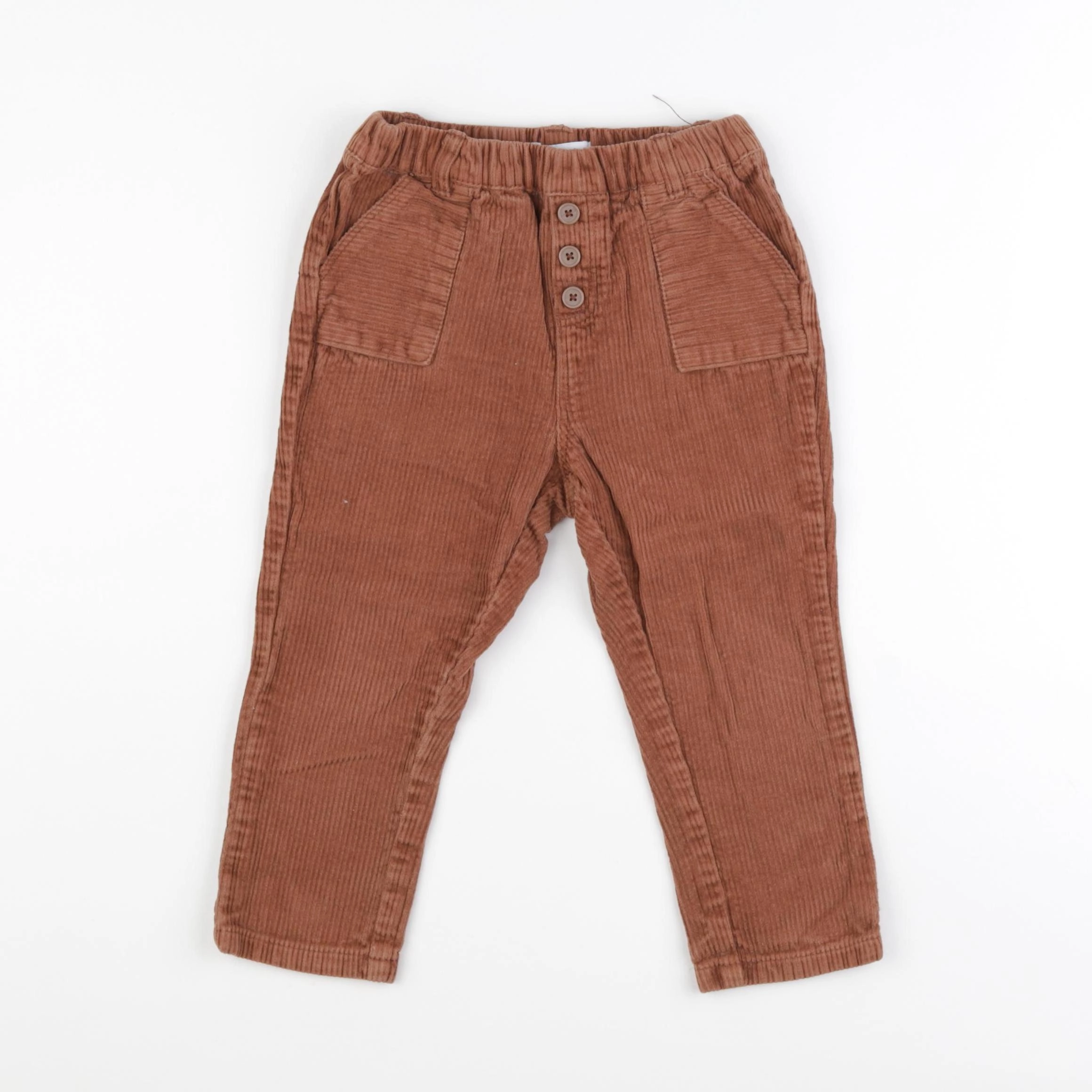 Vertbaudet - pantalon marron - 36 mois