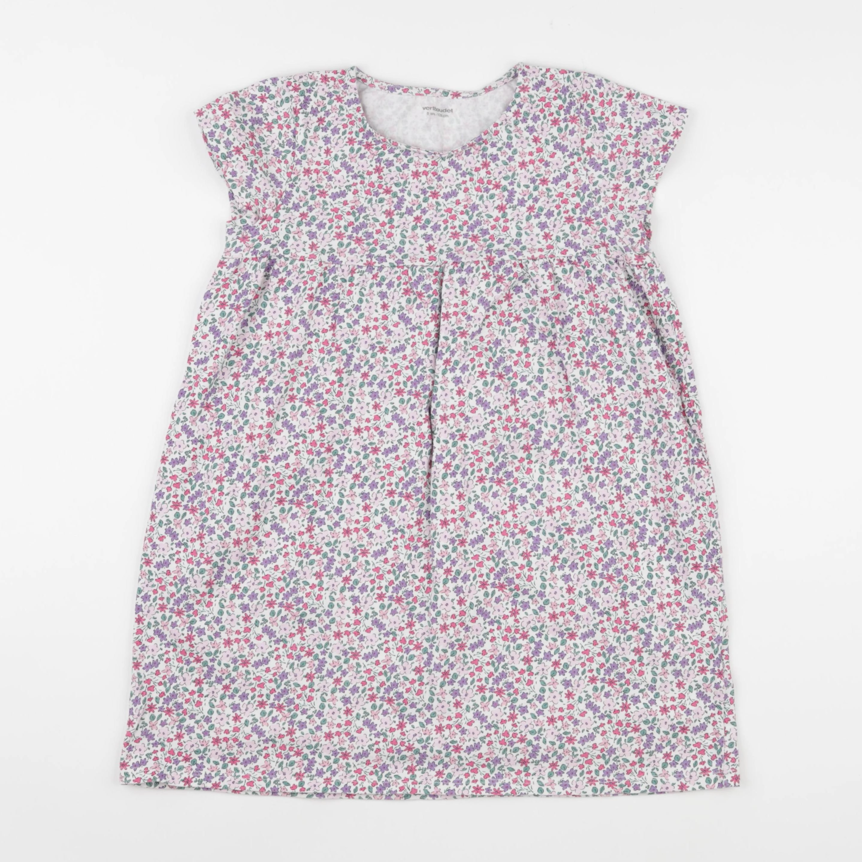 Vertbaudet - robe multicolore - 8 ans