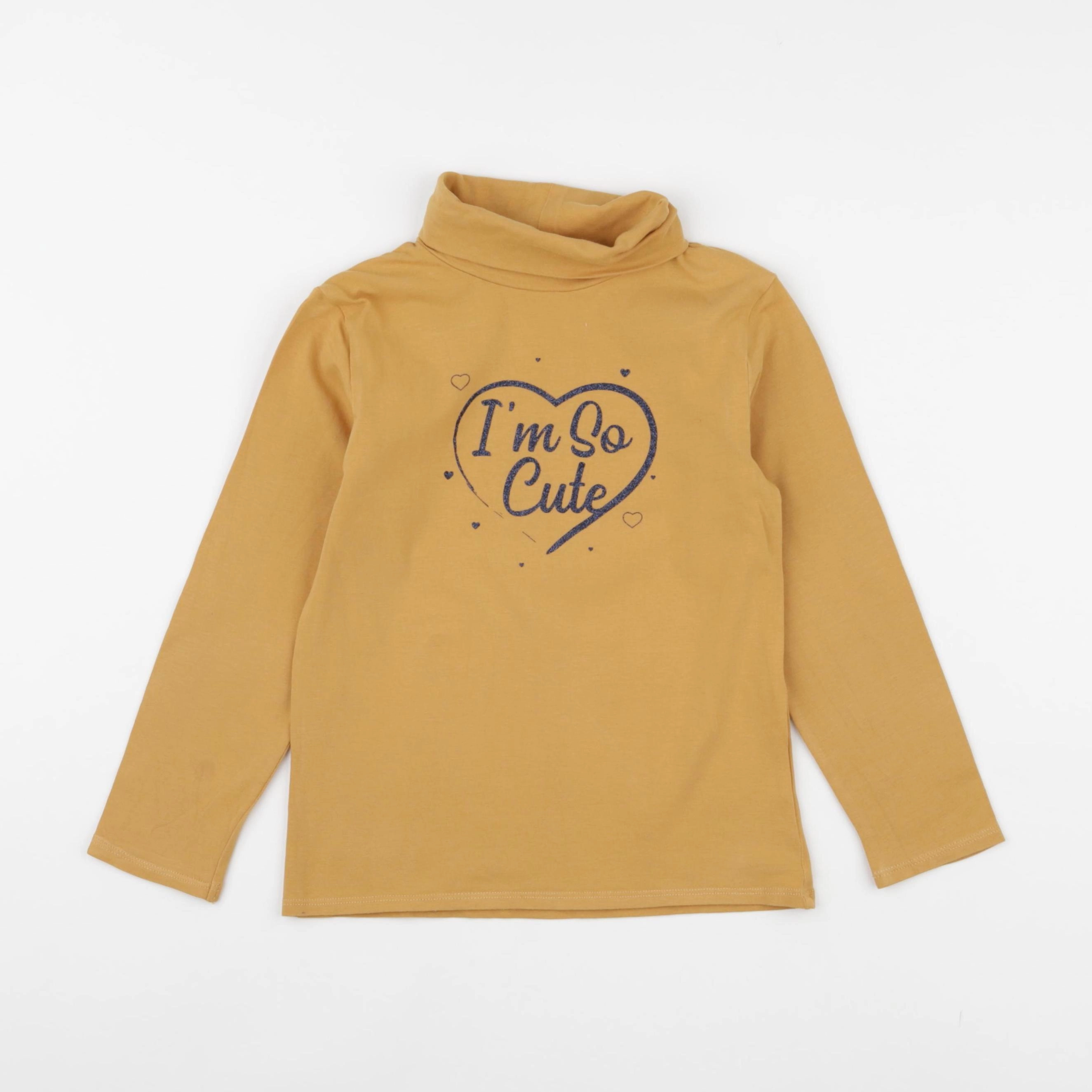 Vertbaudet - sous-pull jaune - 8 ans