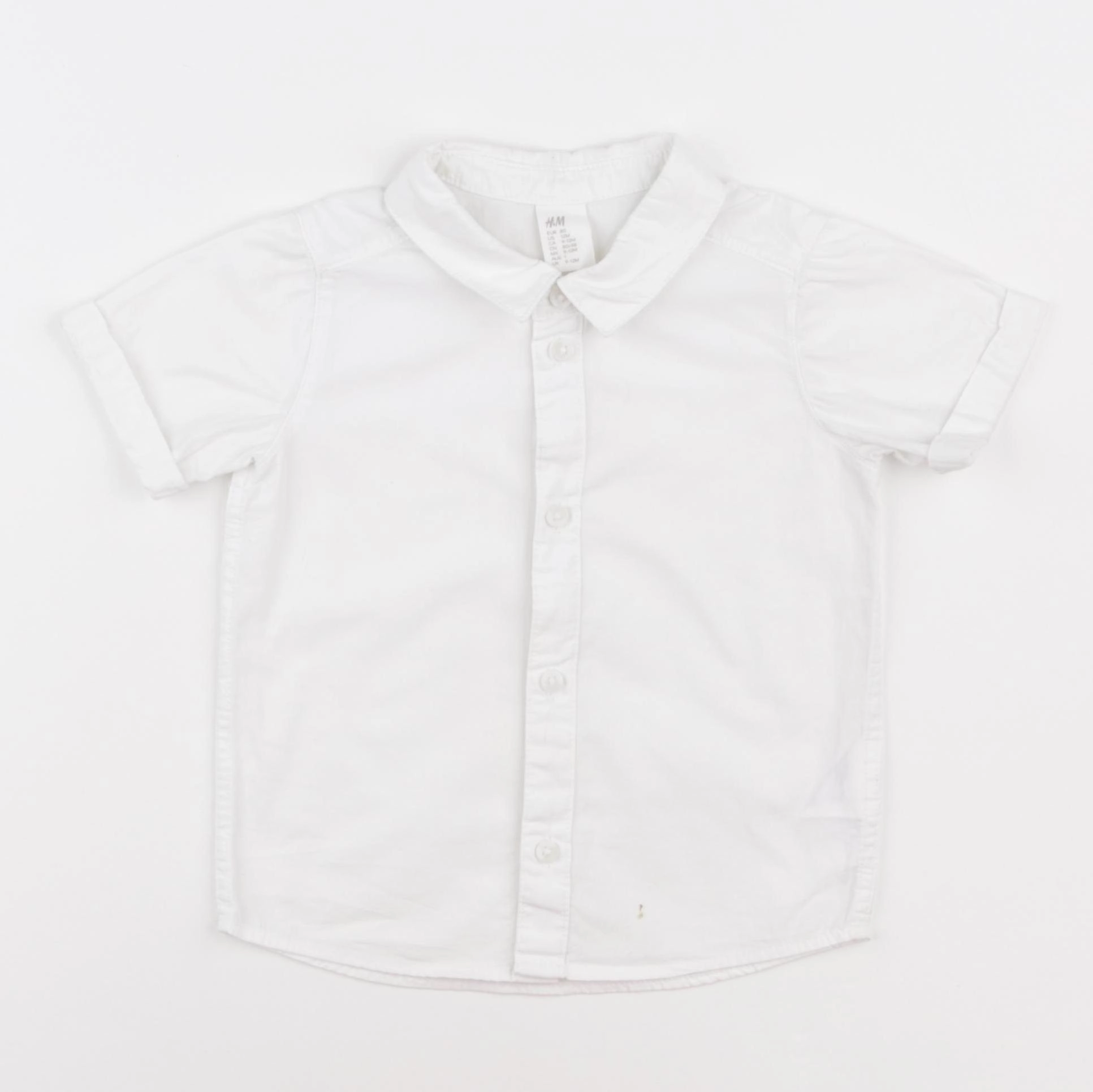 H&M - chemise blanc - 9/12 mois
