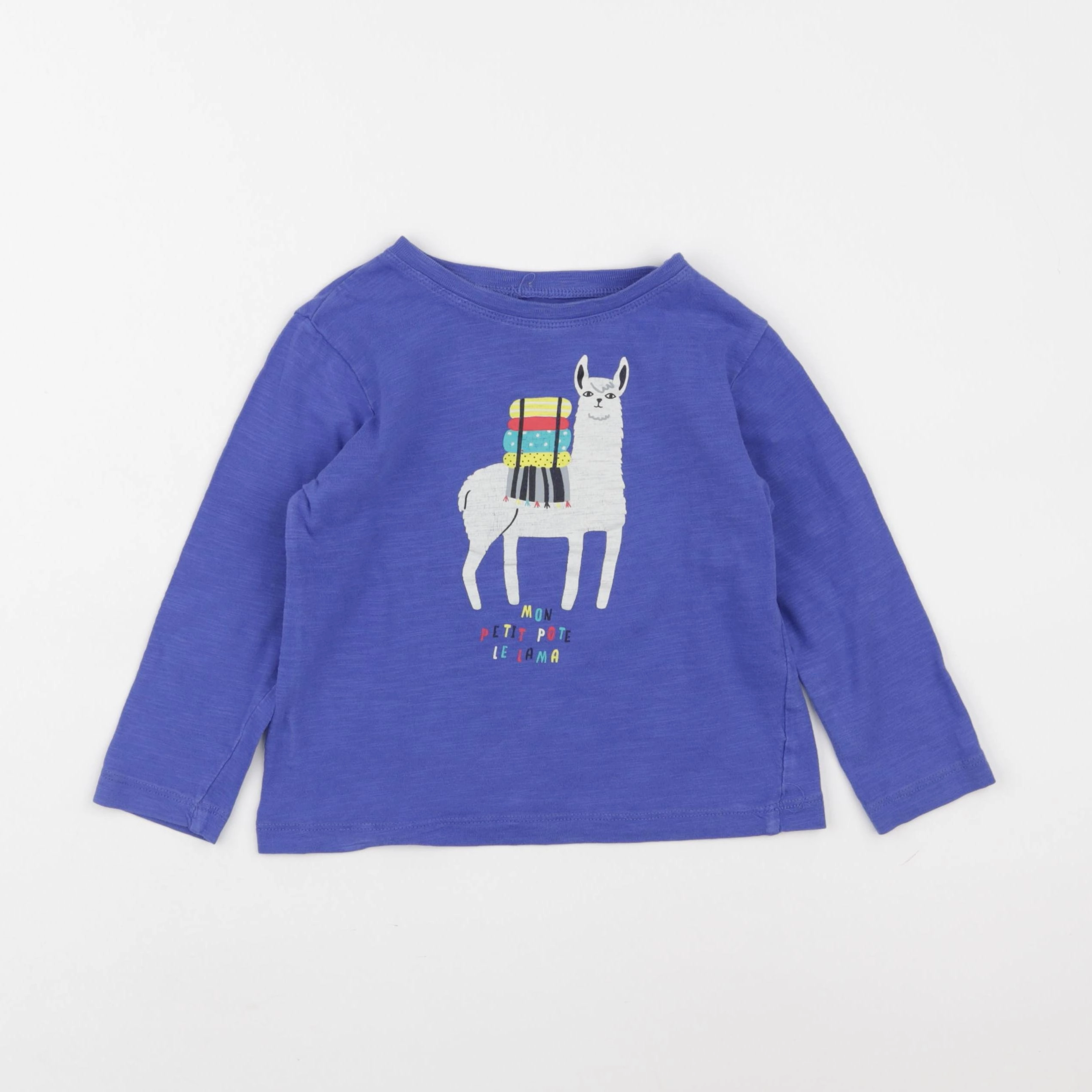 Boutchou - tee-shirt bleu - 36 mois
