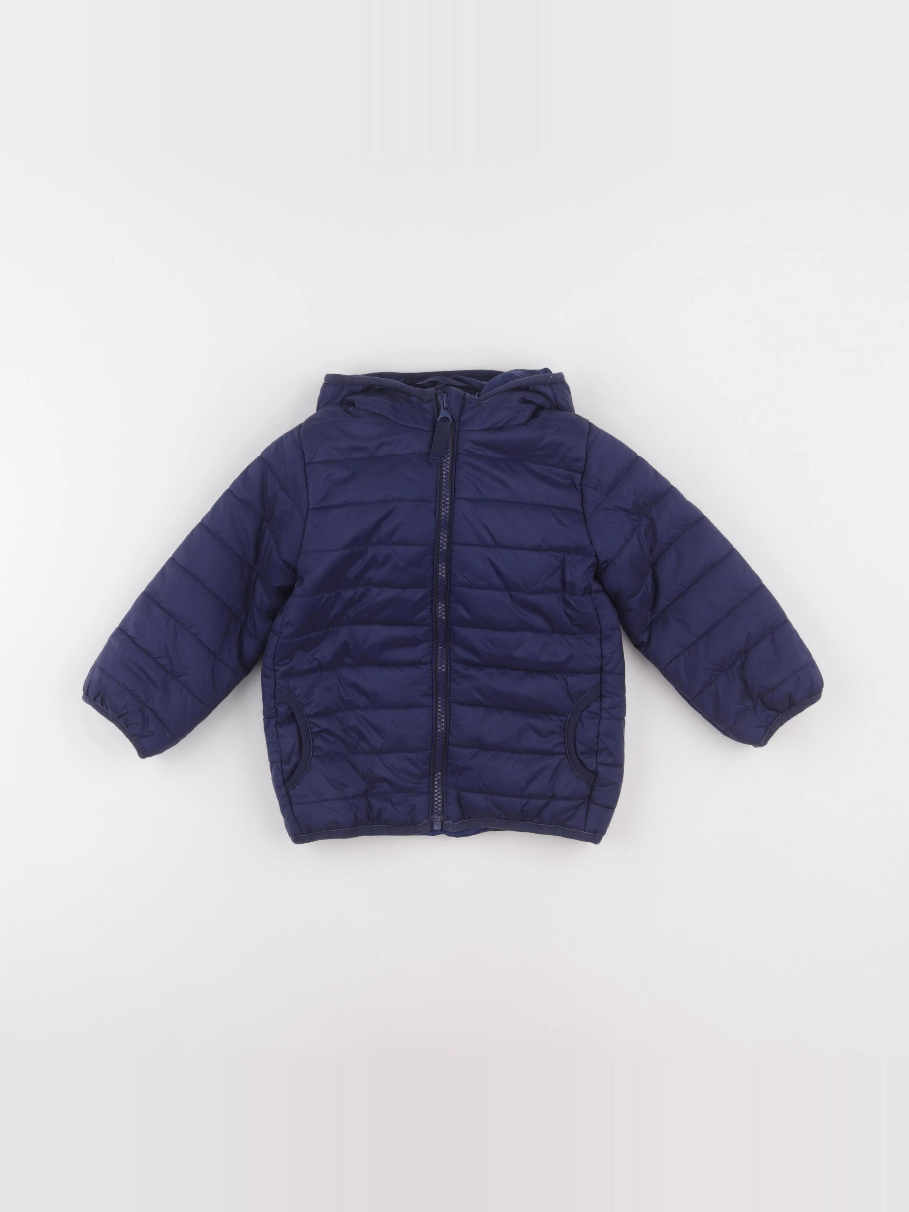 Vertbaudet - doudoune bleu - 24 mois