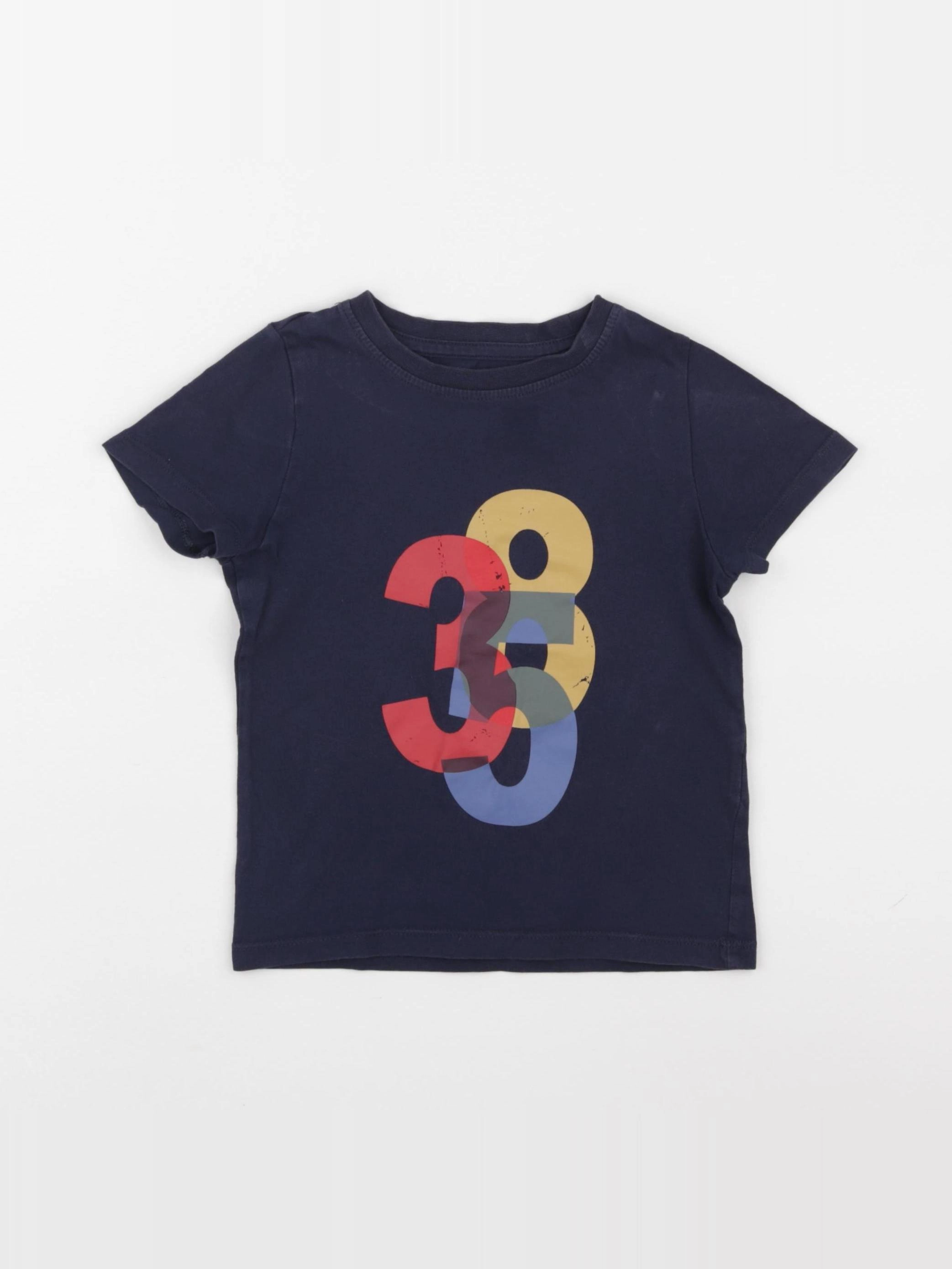 La Redoute - tee-shirt bleu - 3 ans