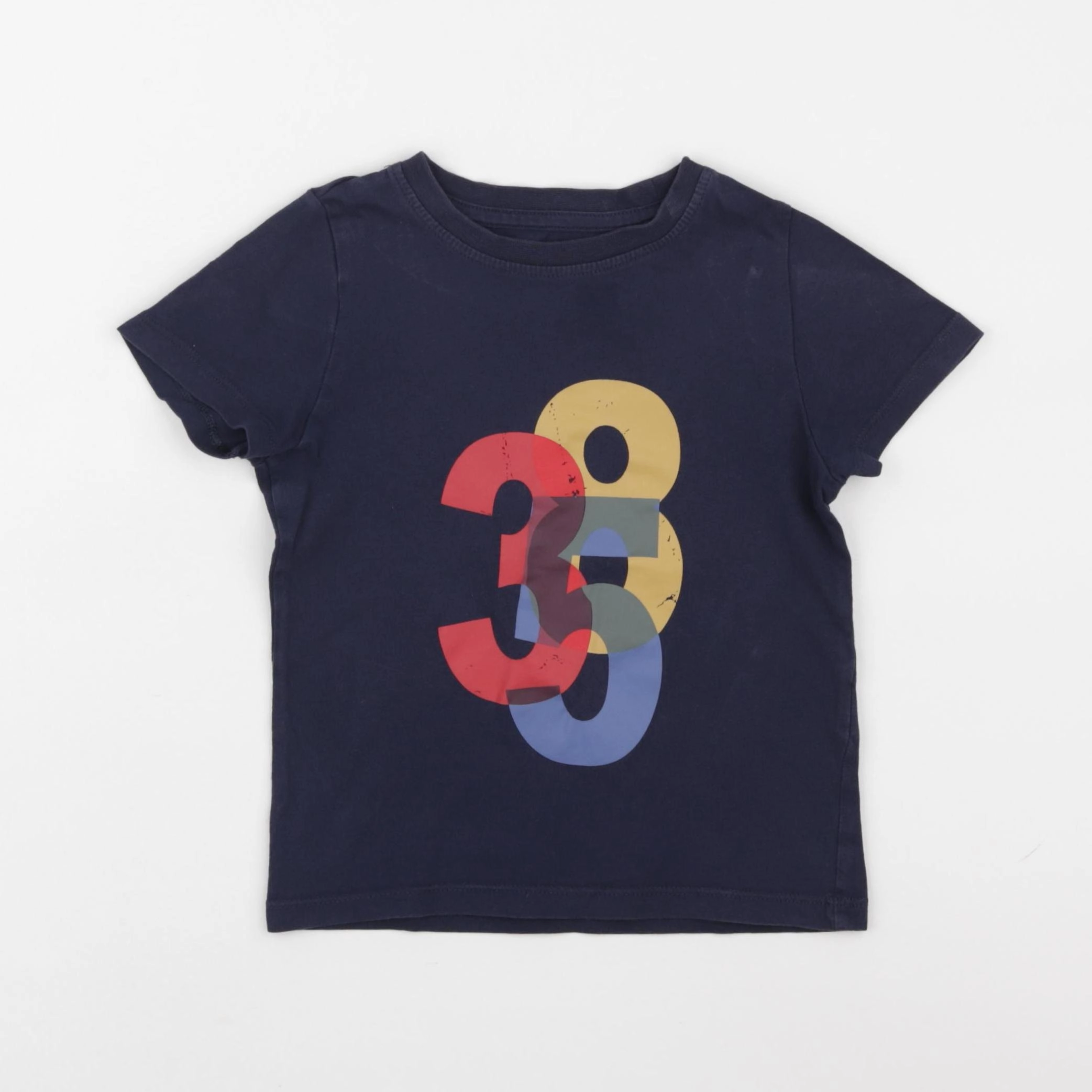 La Redoute - tee-shirt bleu - 3 ans