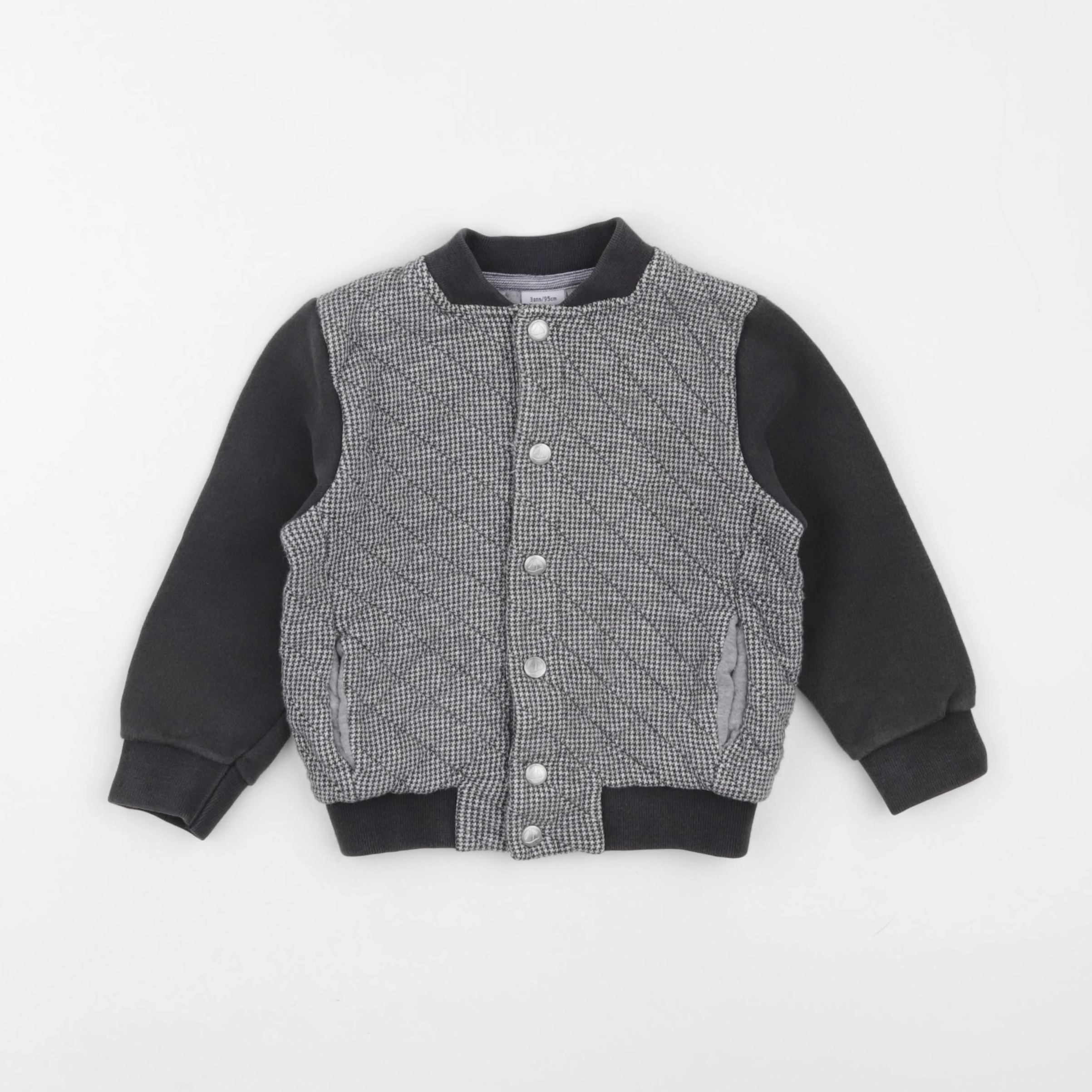Petit Bateau - sweat gris - 3 ans