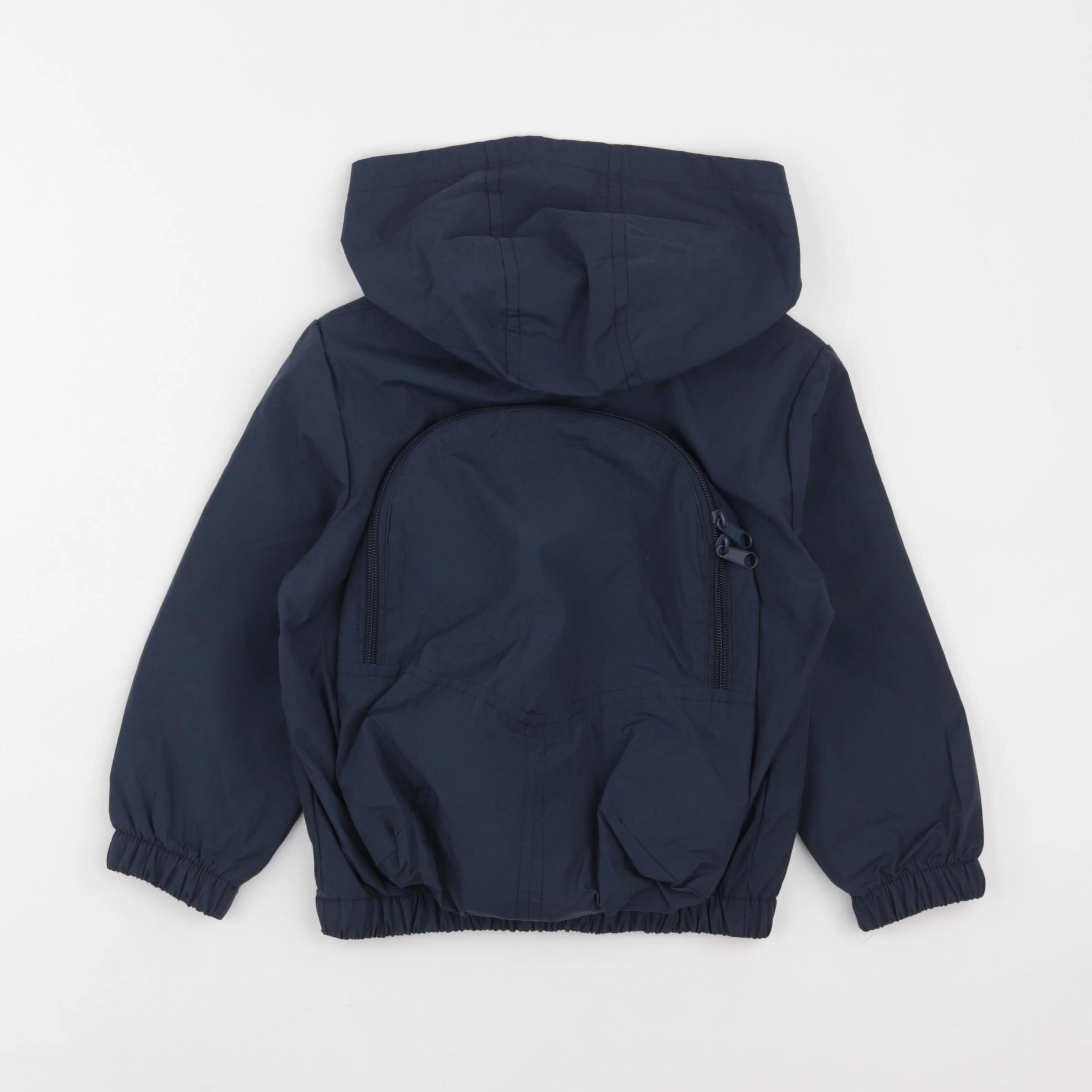 Tape à l'oeil - coupe-vent/ sac à dos bleu - 3 ans