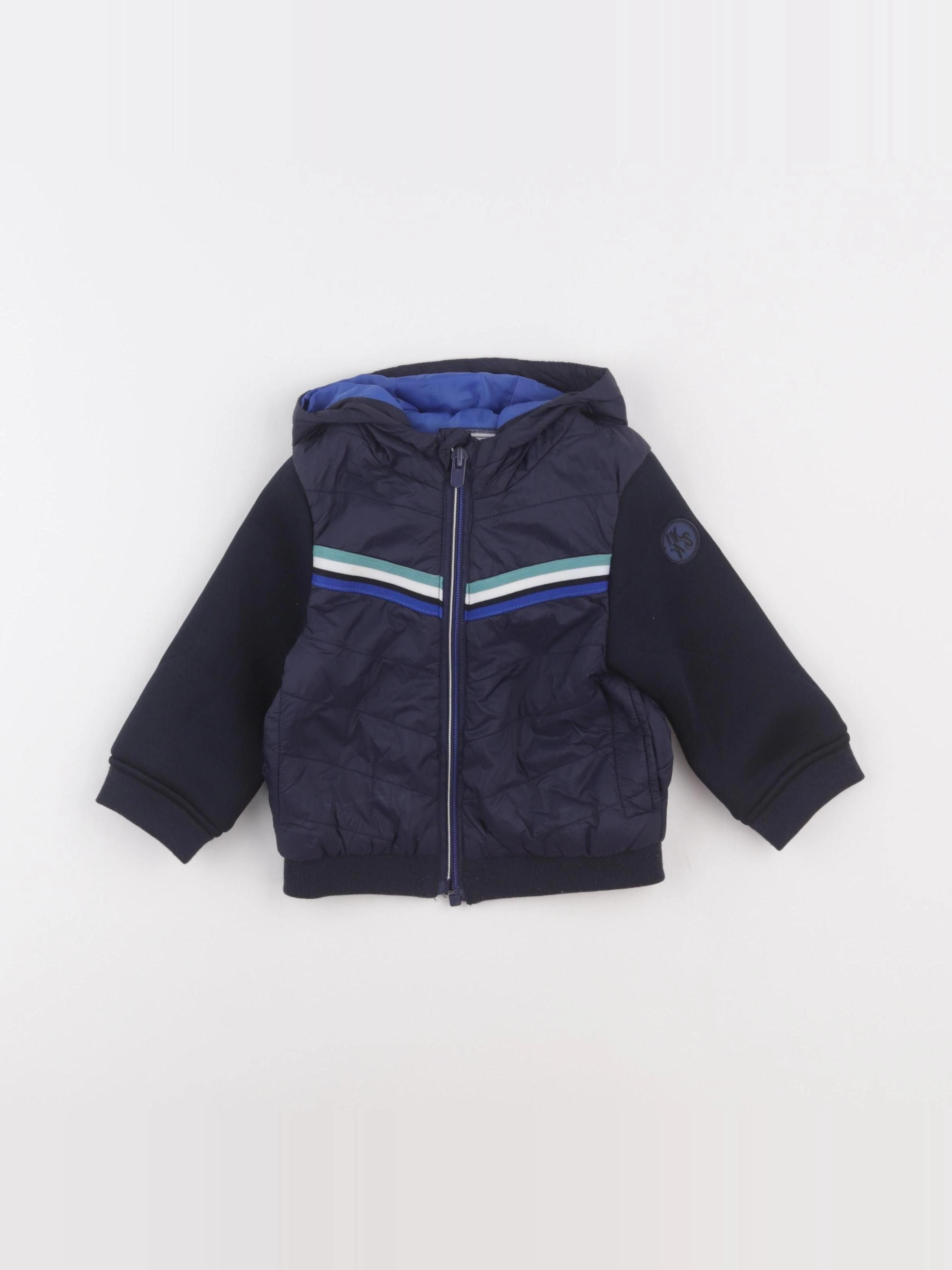 IKKS - veste bleu - 12 mois