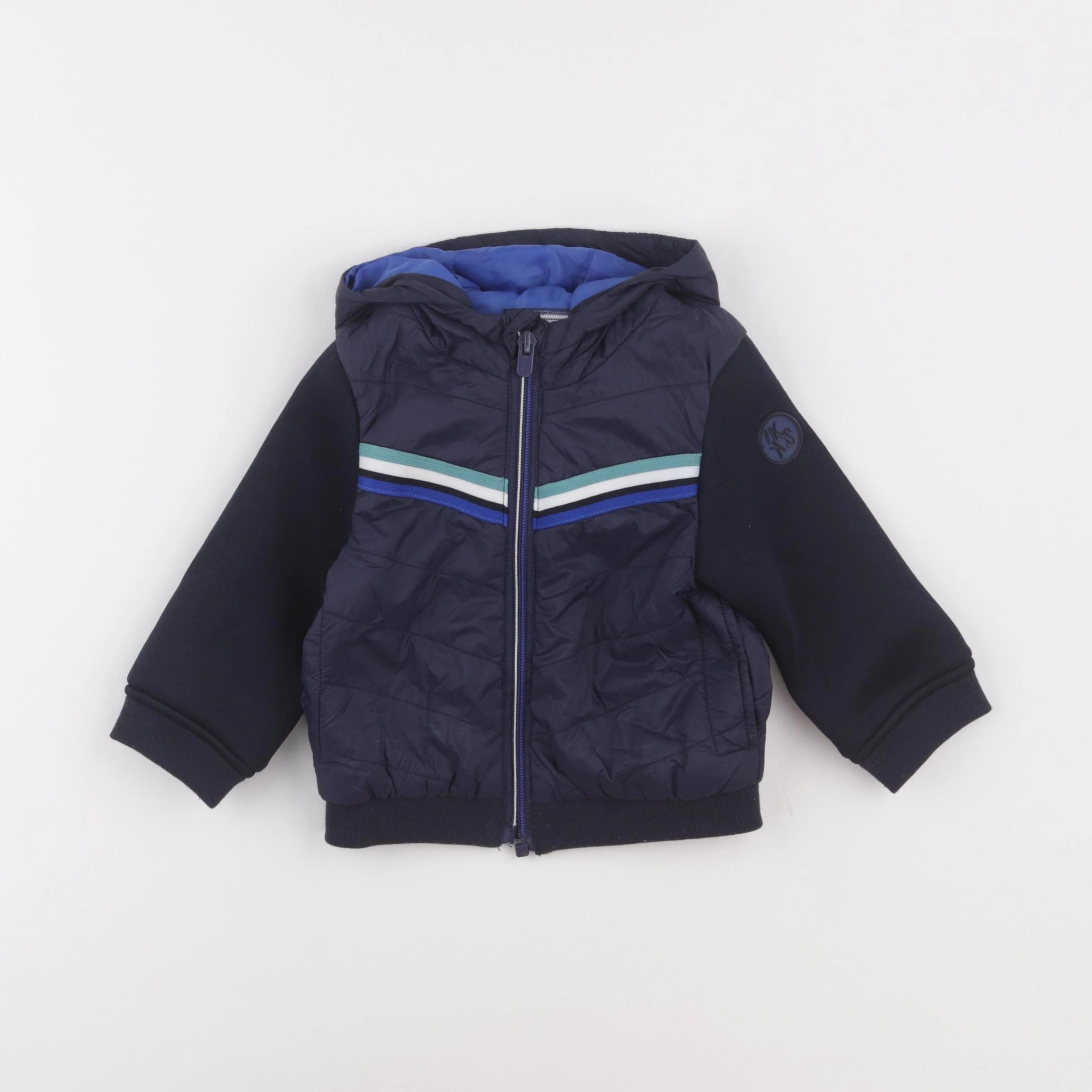 IKKS - veste bleu - 12 mois