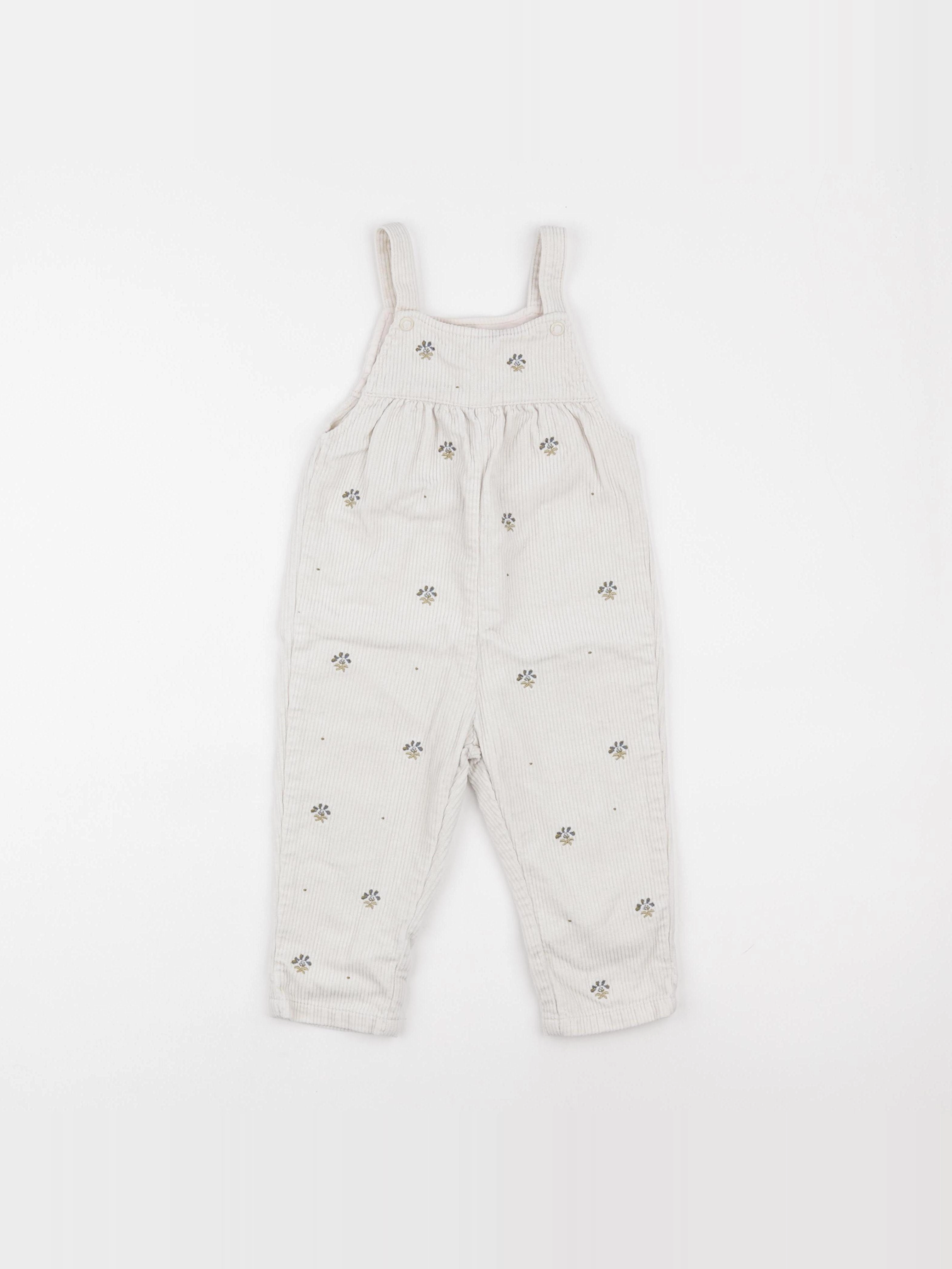 Vertbaudet - salopette beige - 24 mois