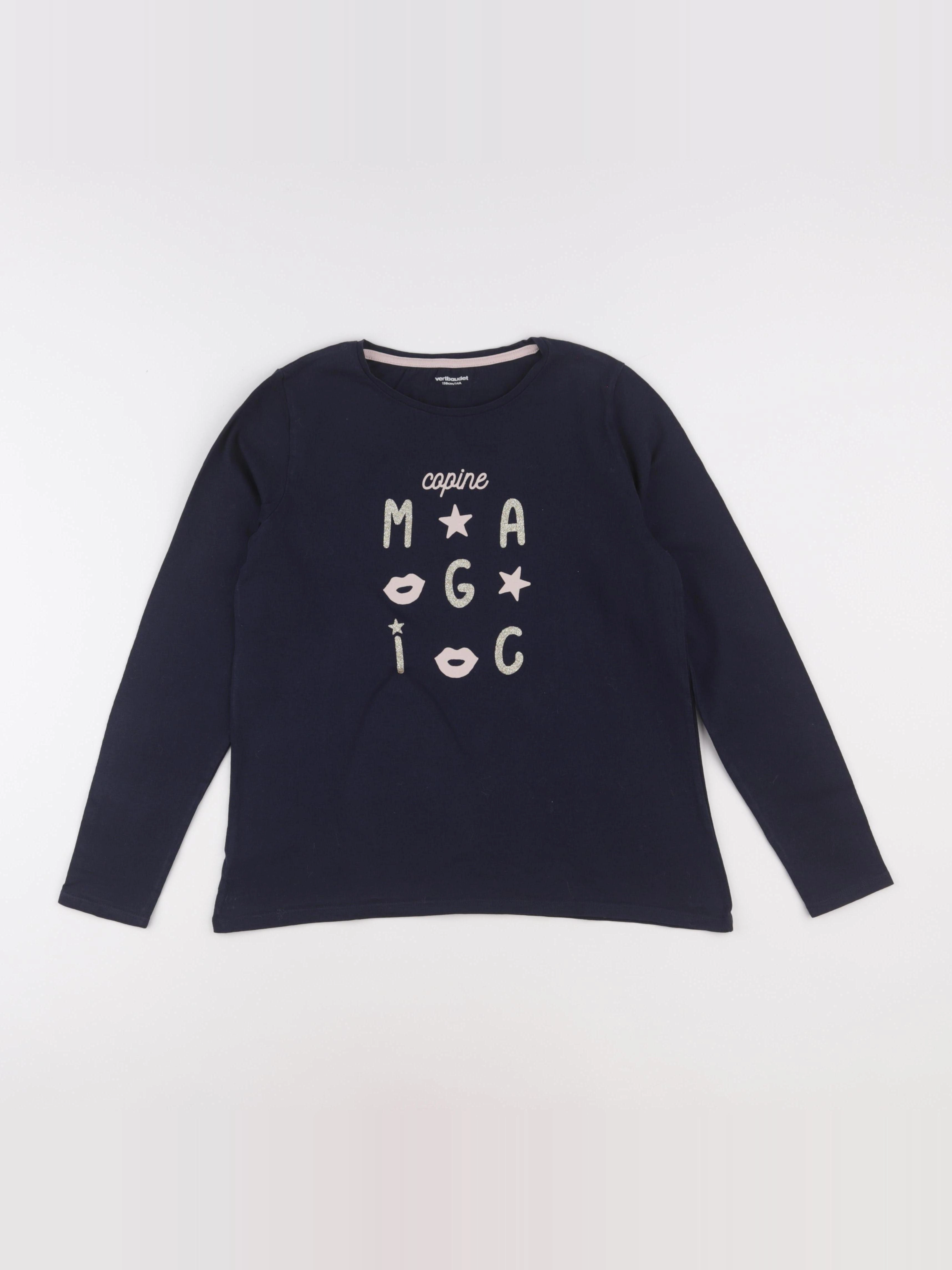 Vertbaudet - tee-shirt bleu - 14 ans