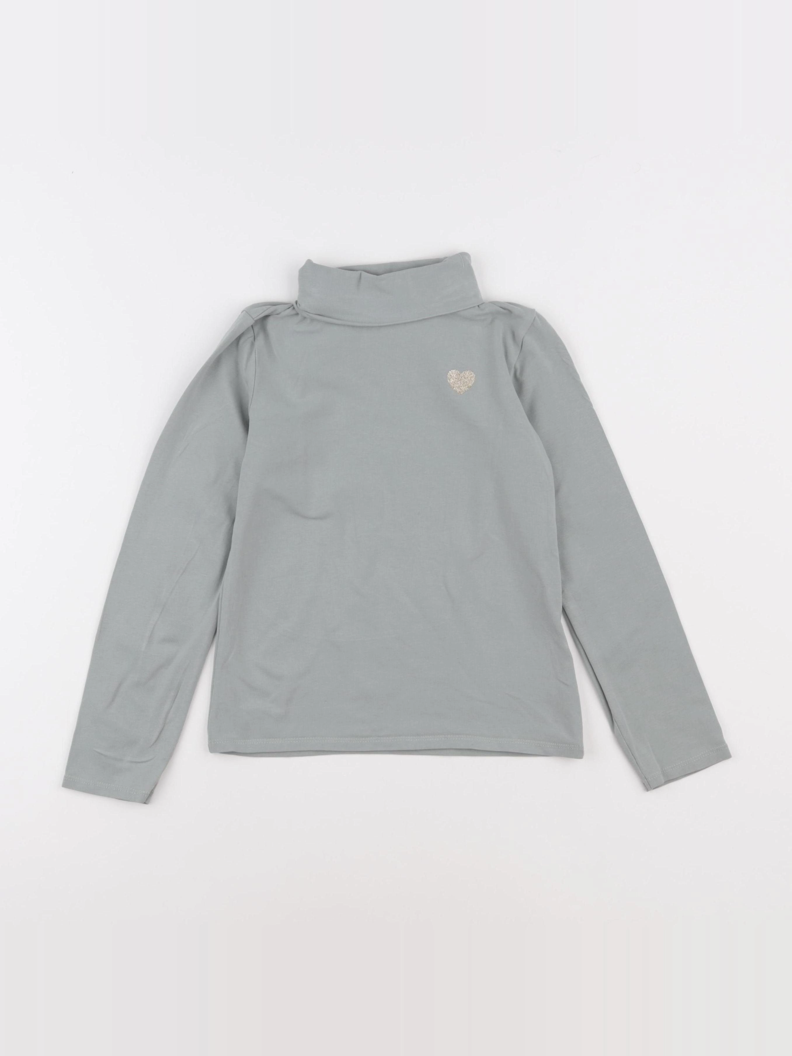 Vertbaudet - sous-pull vert - 8 ans