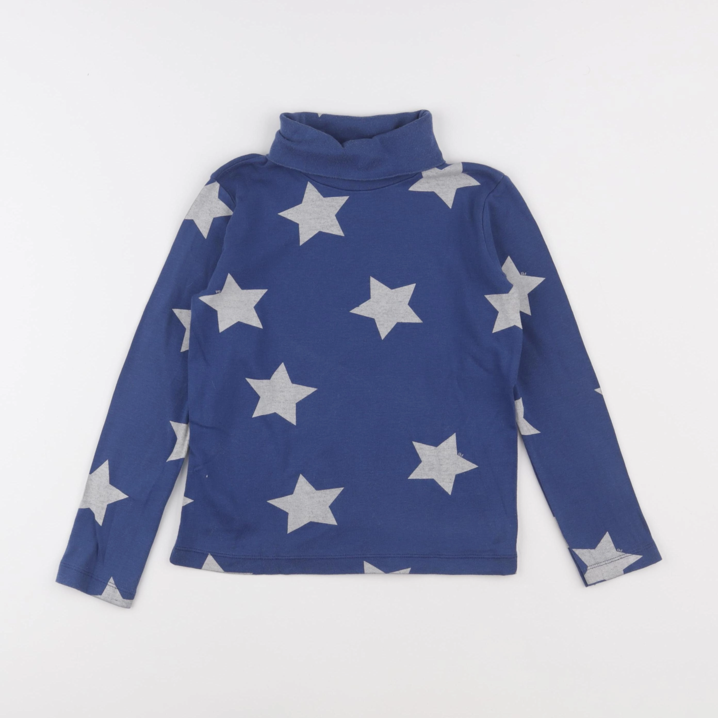 Petit Bateau - sous-pull bleu - 8 ans