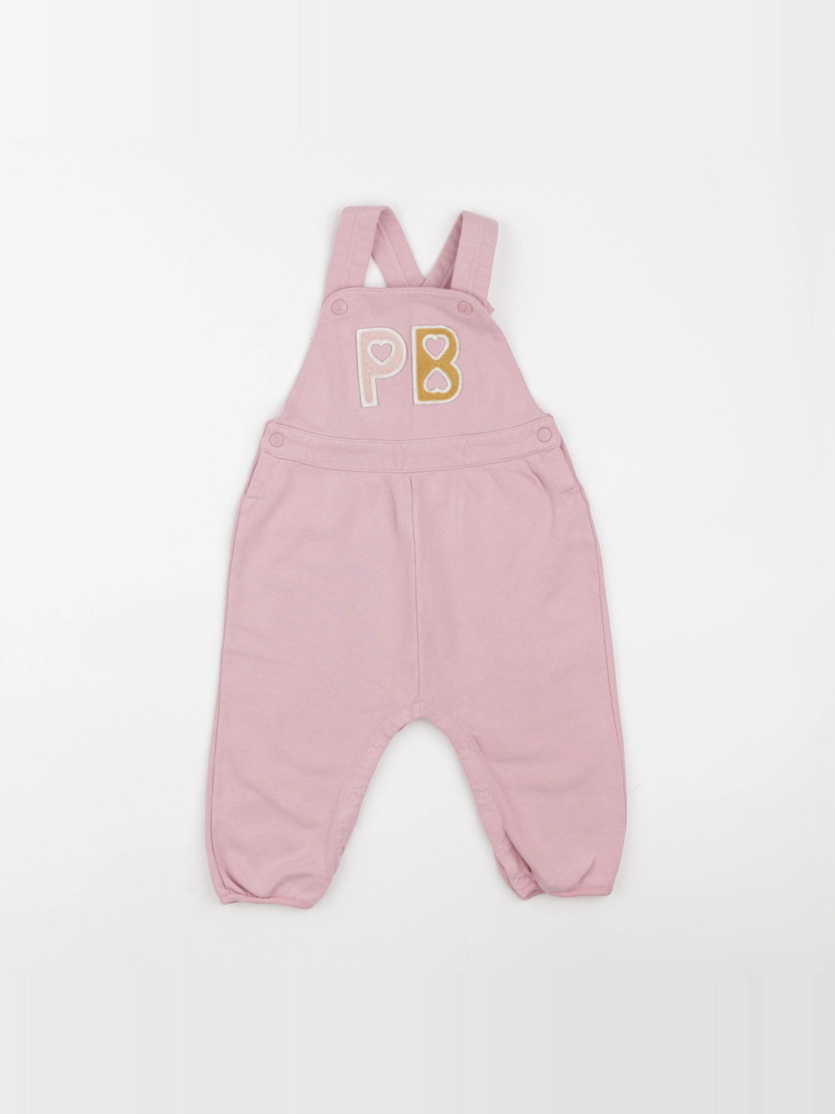 Petit Bateau - salopette rose - 18 mois
