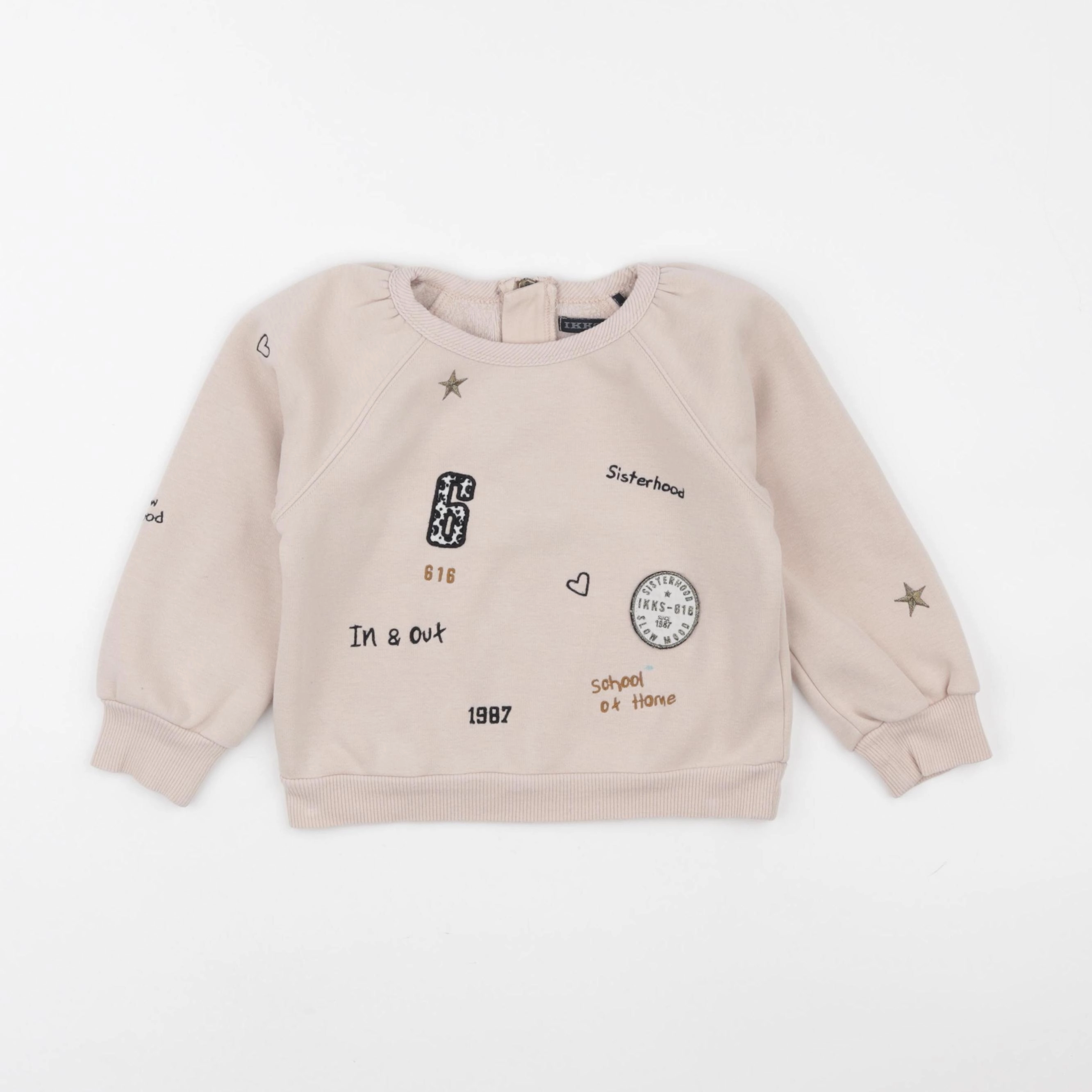IKKS - sweat beige - 3 ans