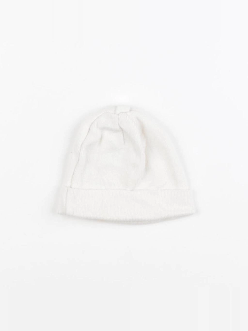 Vertbaudet - bonnet beige - 3/6 mois