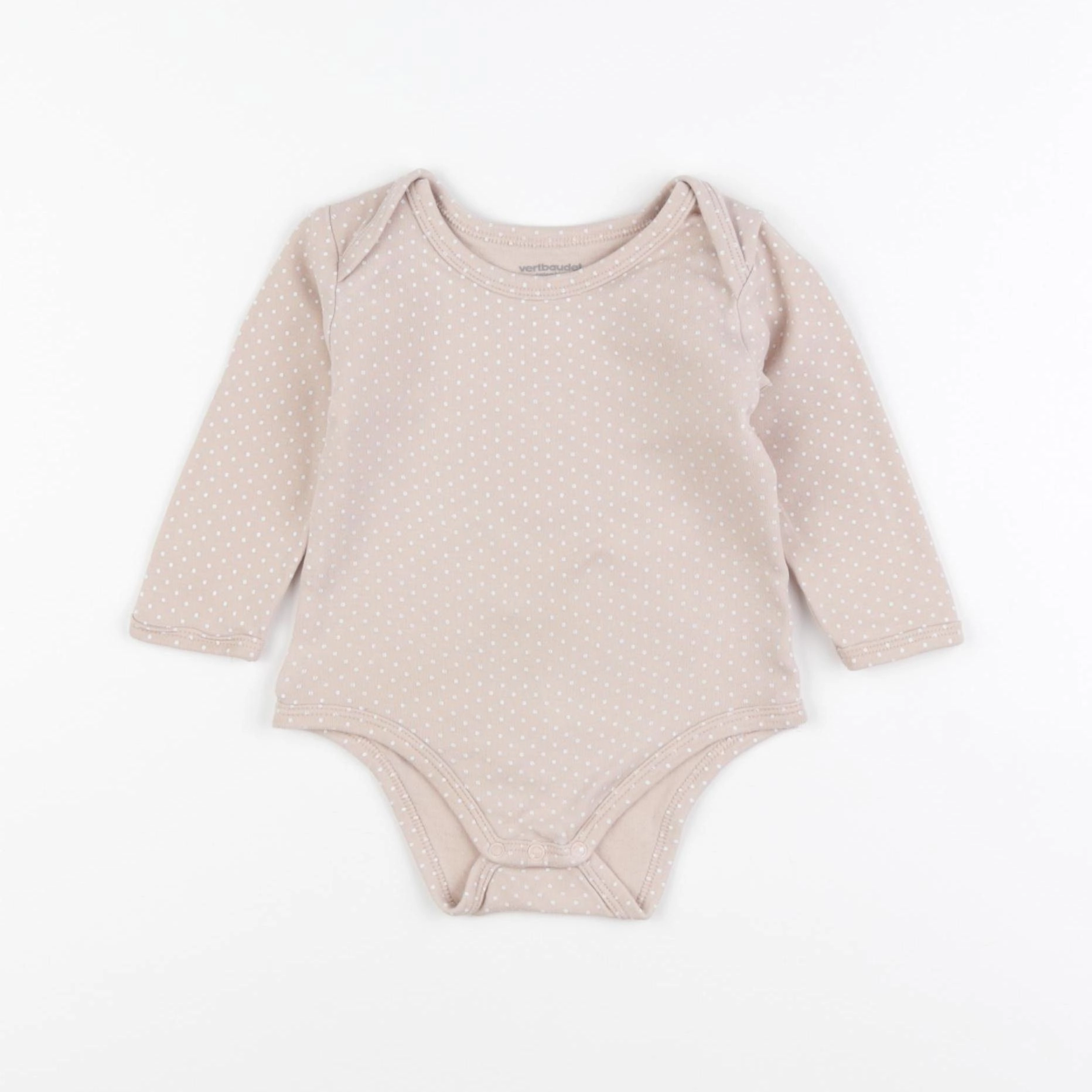 Vertbaudet - body rose - 12 mois