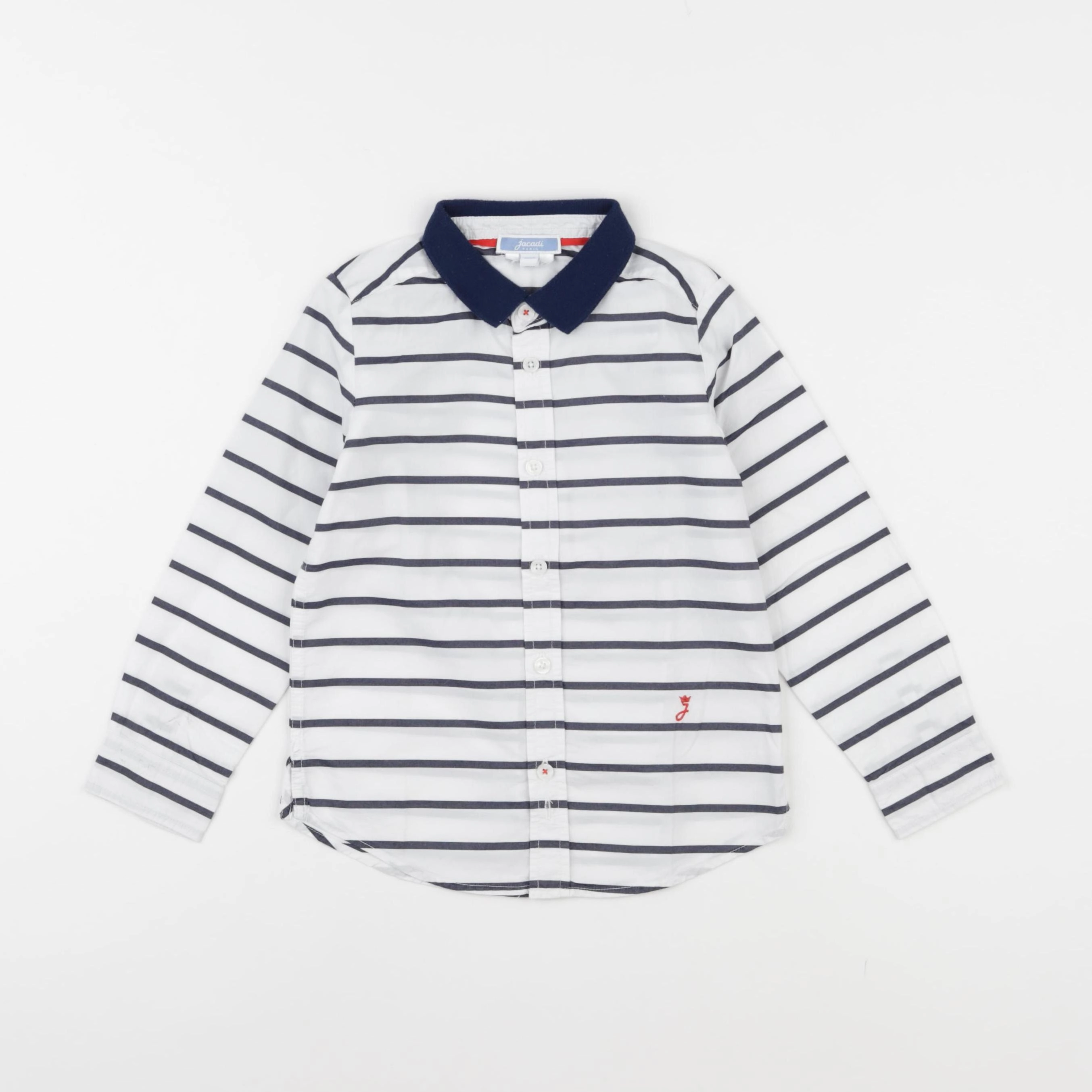 Jacadi - chemise blanc, bleu - 3 ans