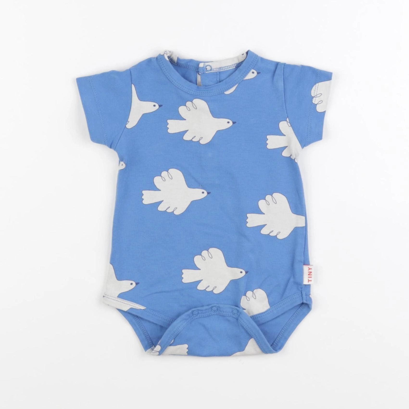 Tiny Cottons - body bleu - 6 mois