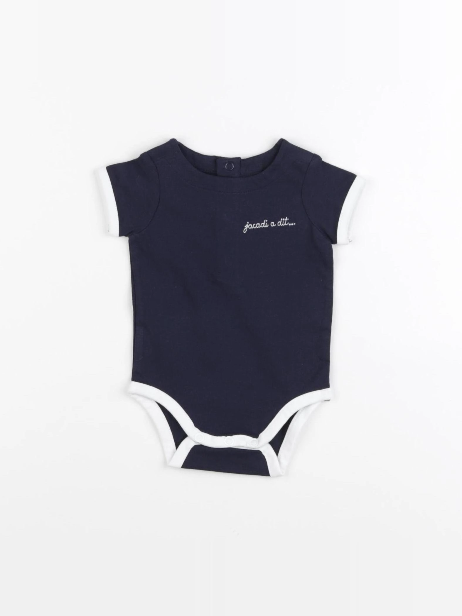 Jacadi - body bleu - 1 mois