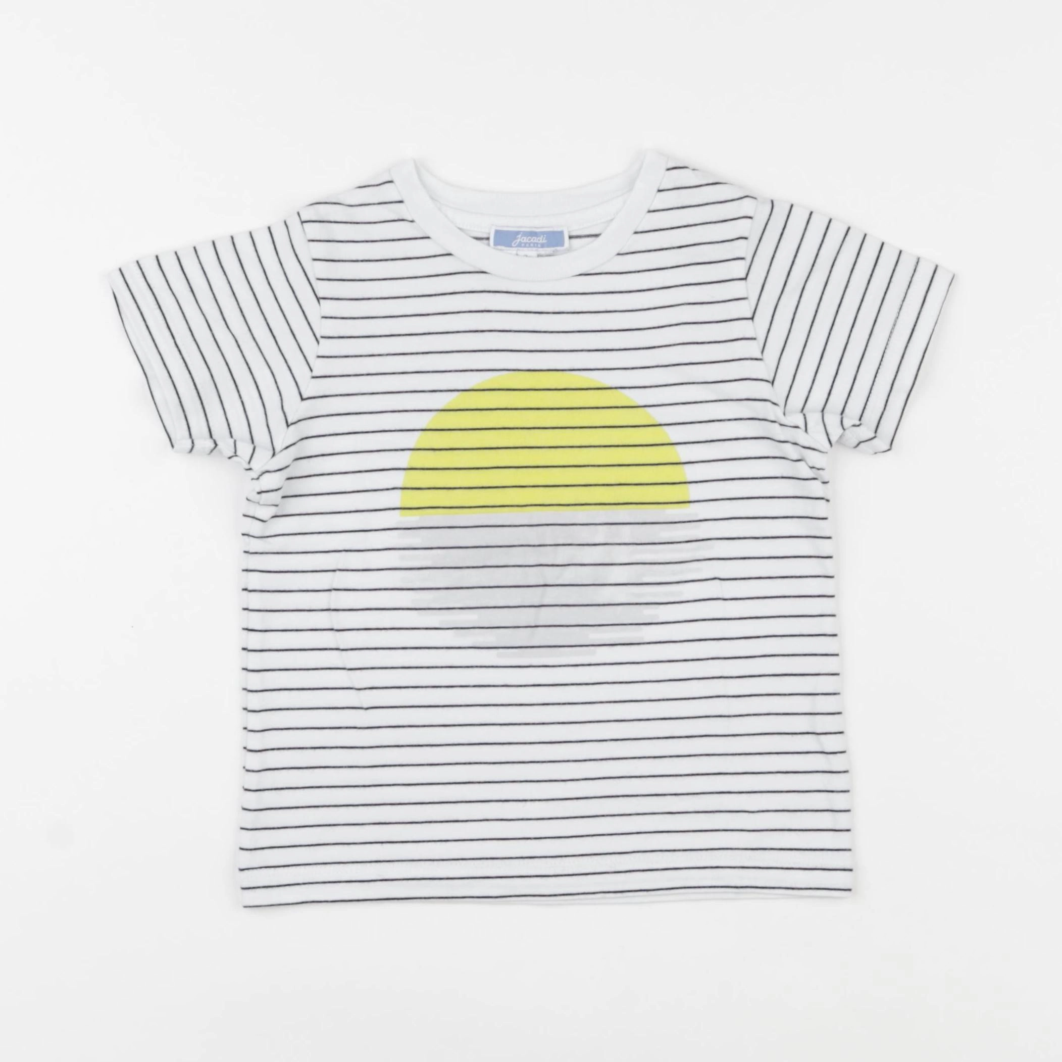 Jacadi - tee-shirt blanc, bleu - 3 ans