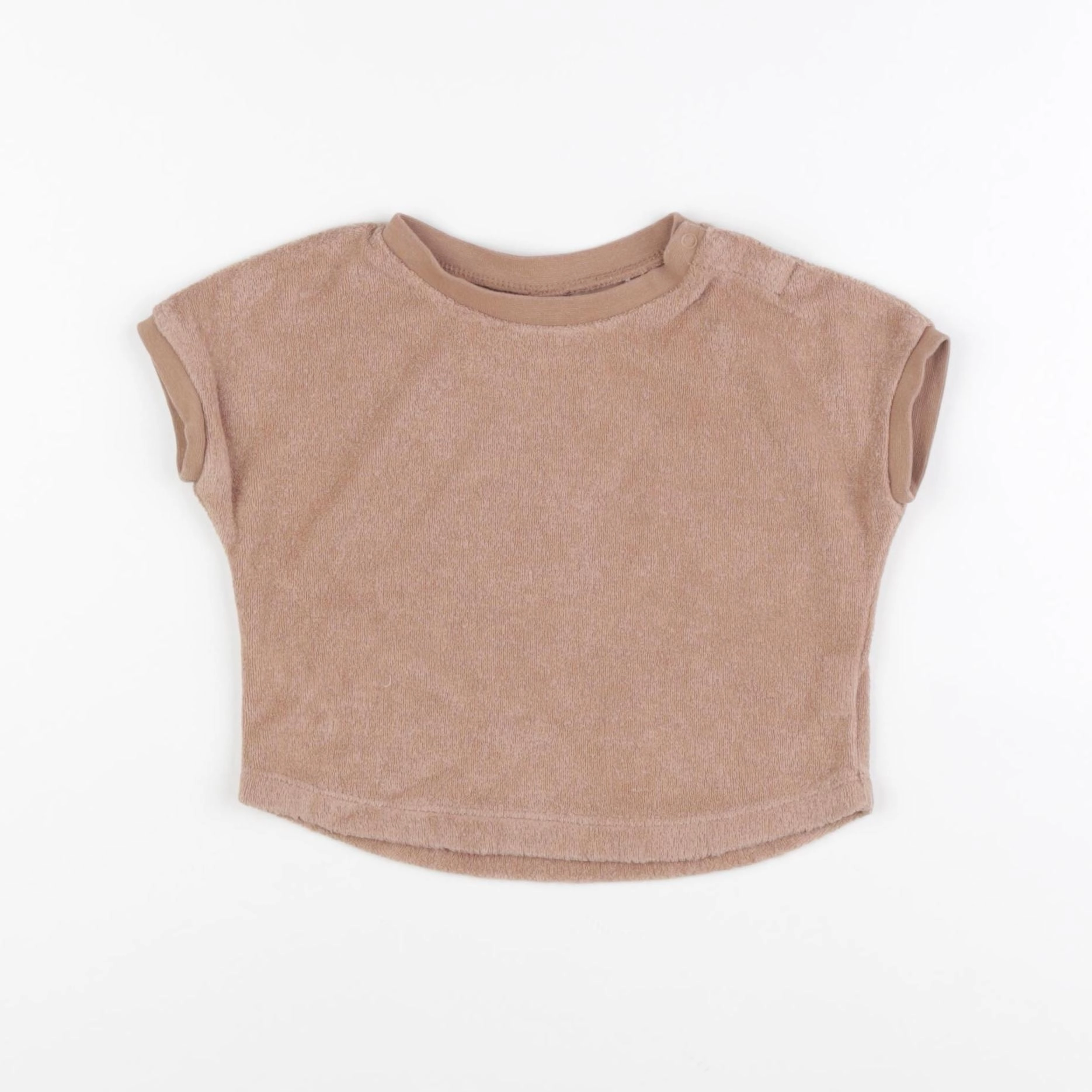Quincy Mae - tee-shirt marron - 6/12 mois