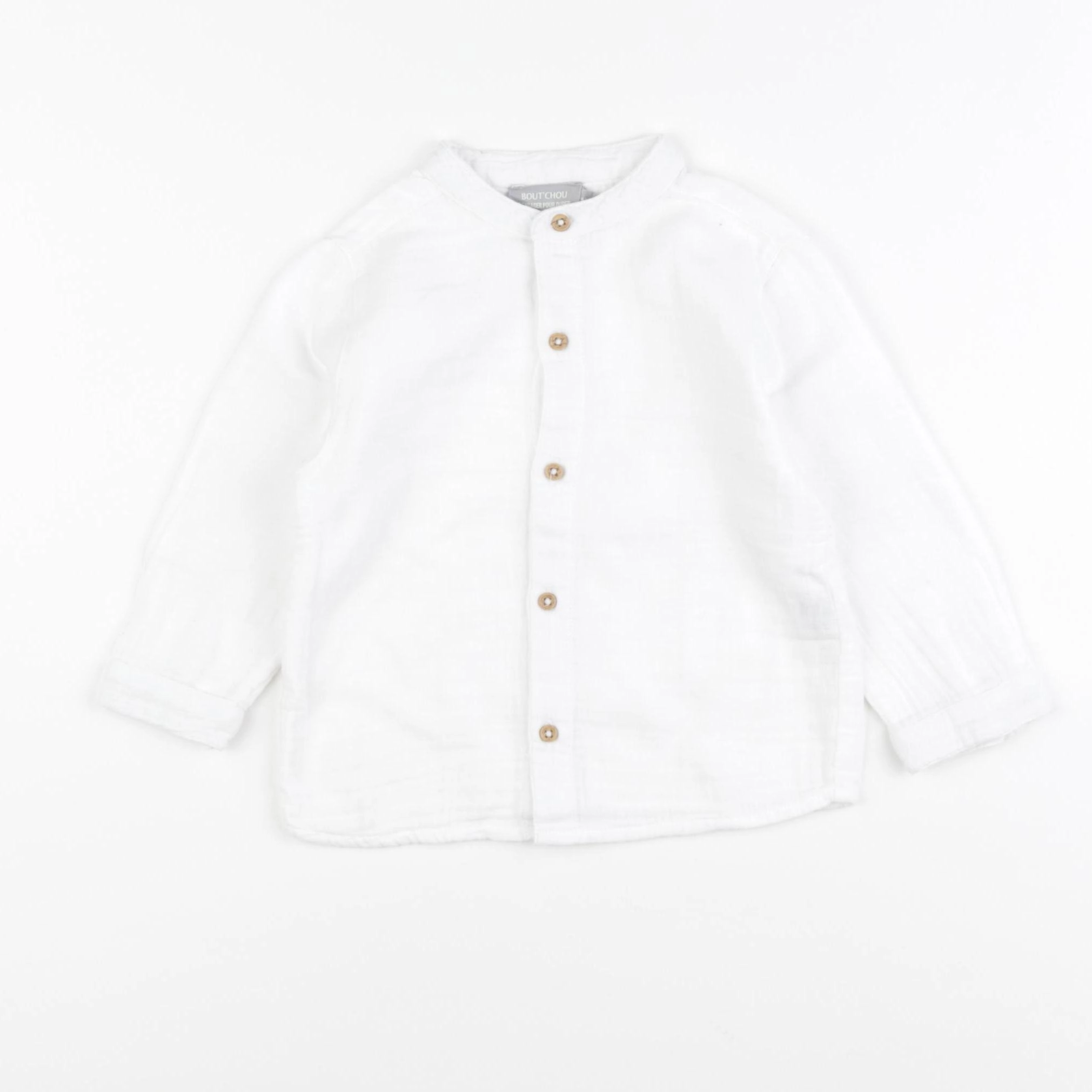 Boutchou - chemise blanc - 12 mois