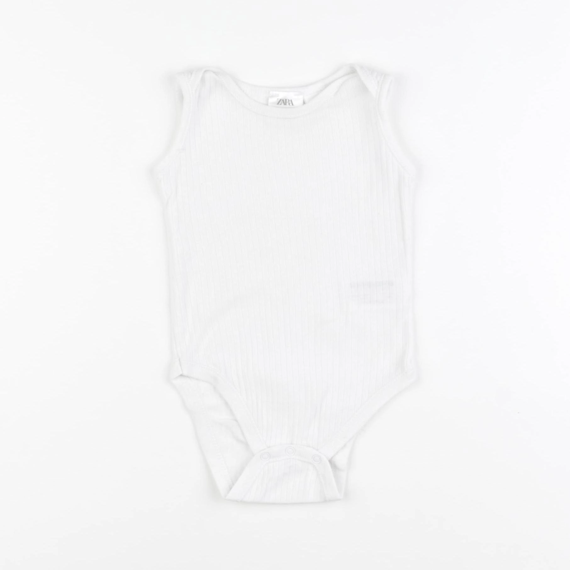 Zara - body blanc - 6/9 mois