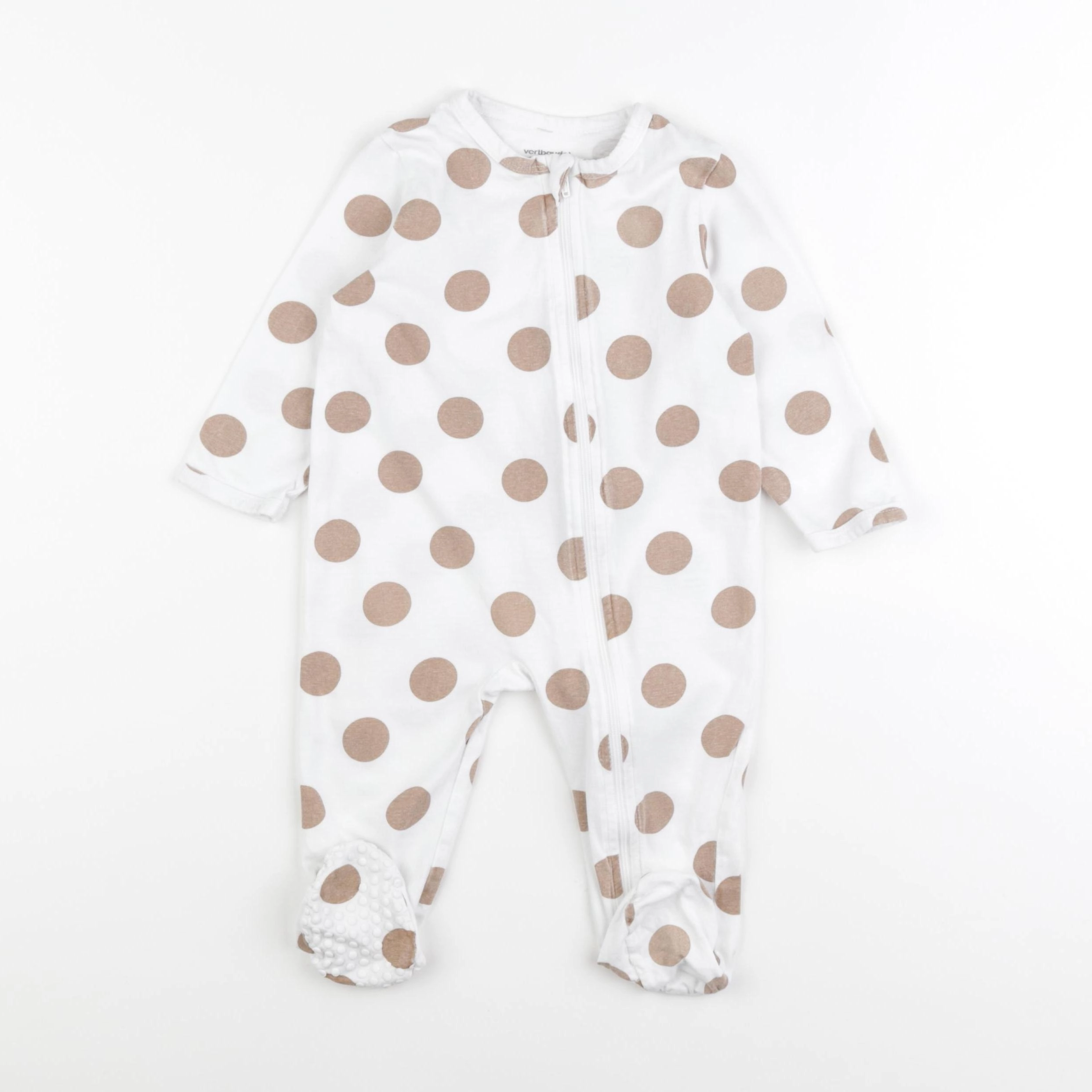 Vertbaudet - pyjama coton blanc - 12 mois