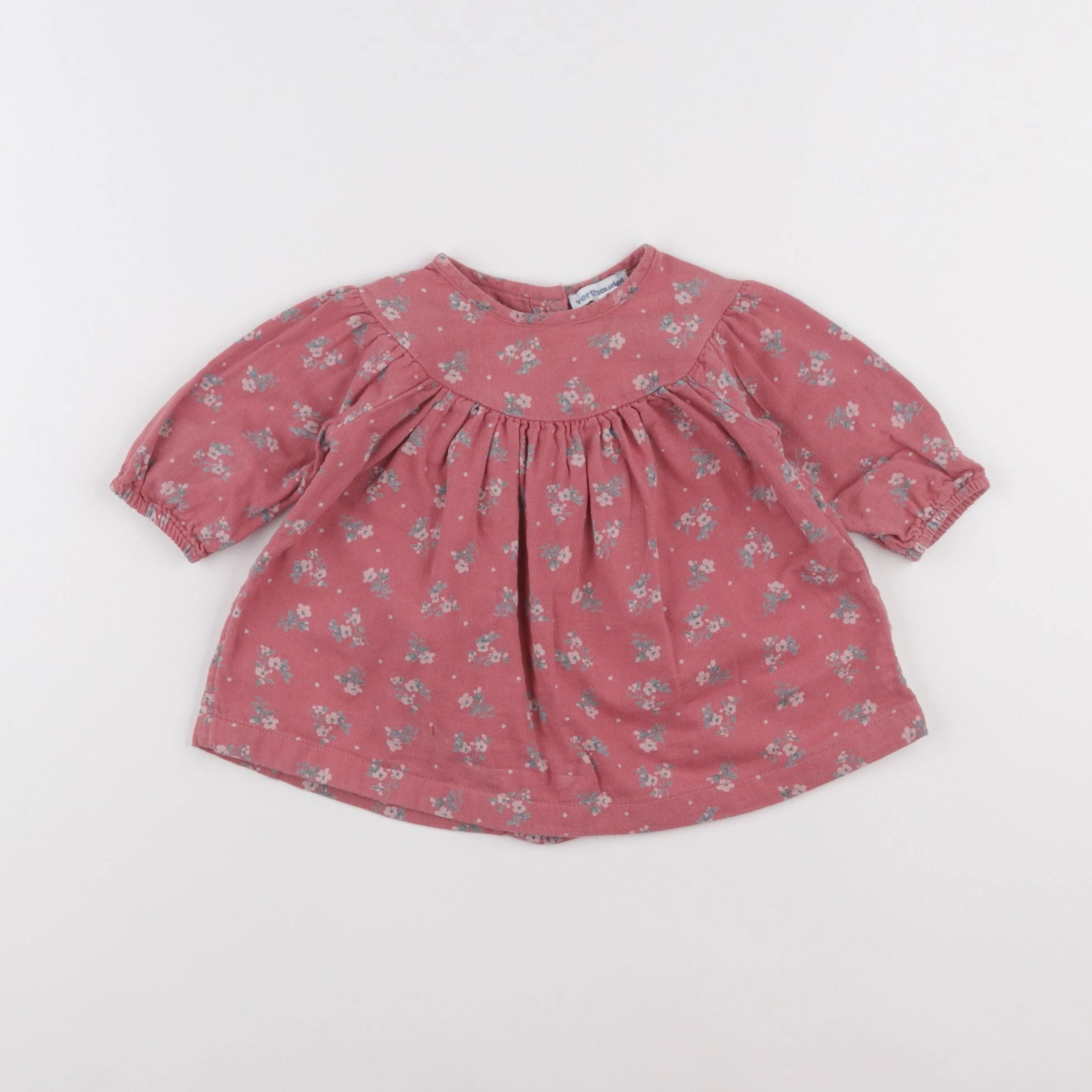 Vertbaudet - robe rose - 3 mois