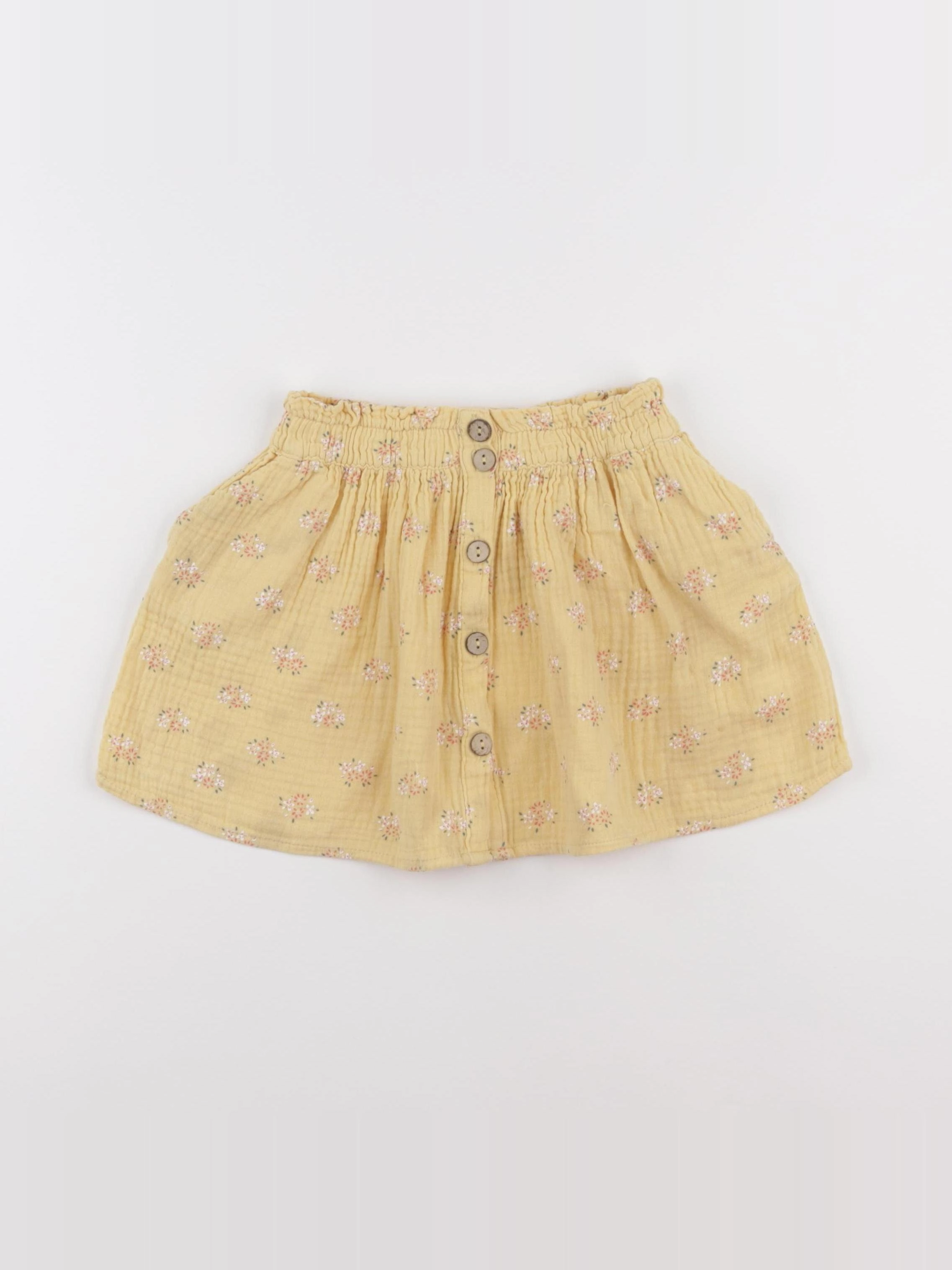 Vertbaudet - jupe jaune - 4 ans