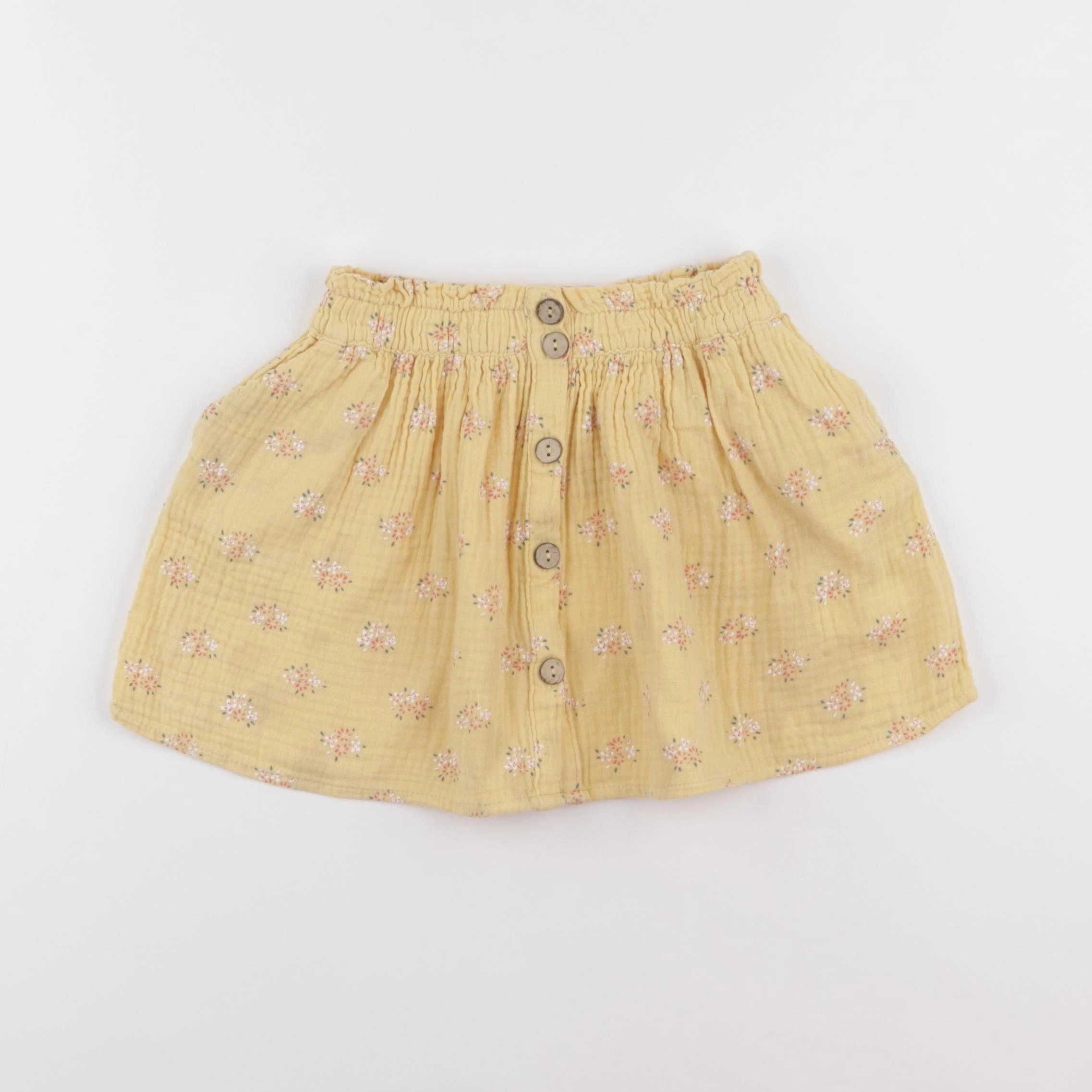 Vertbaudet - jupe jaune - 4 ans