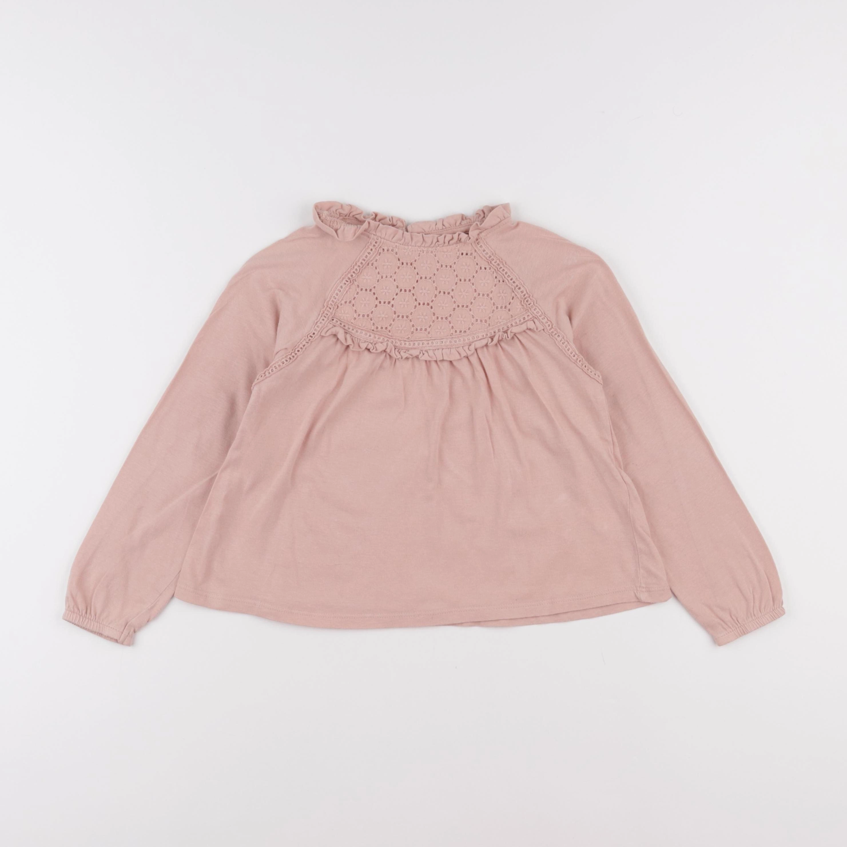 Vertbaudet - tee-shirt rose - 5 ans
