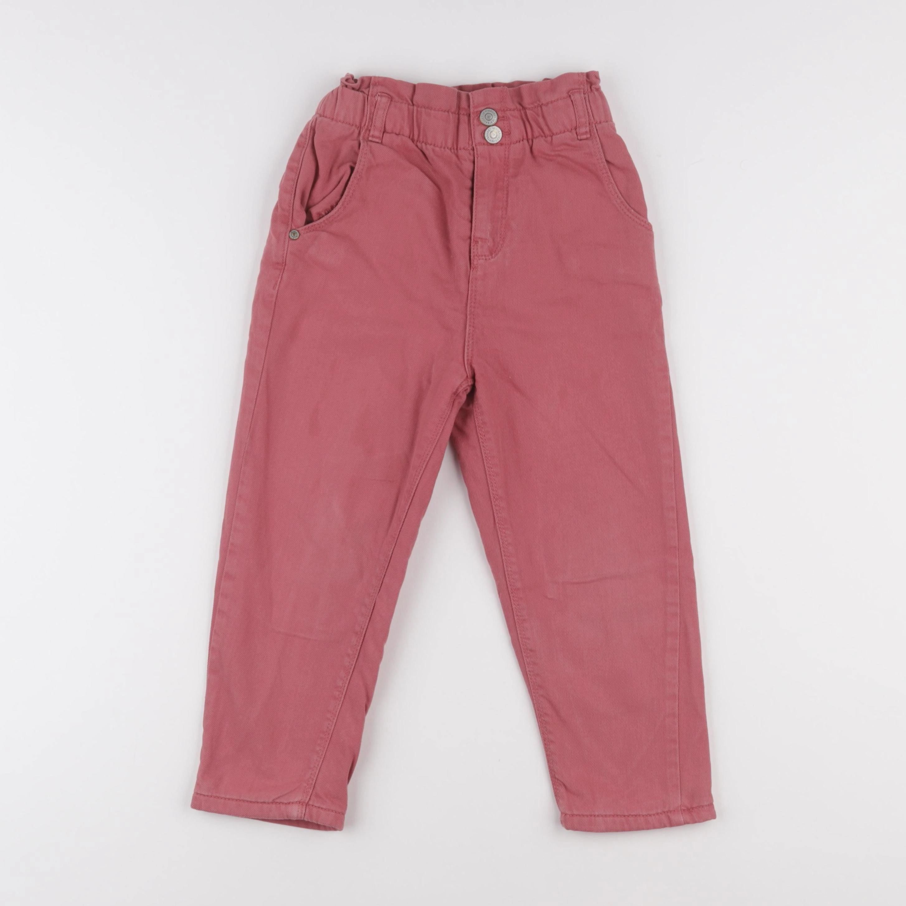 Vertbaudet - pantalon doublé rose - 5 ans
