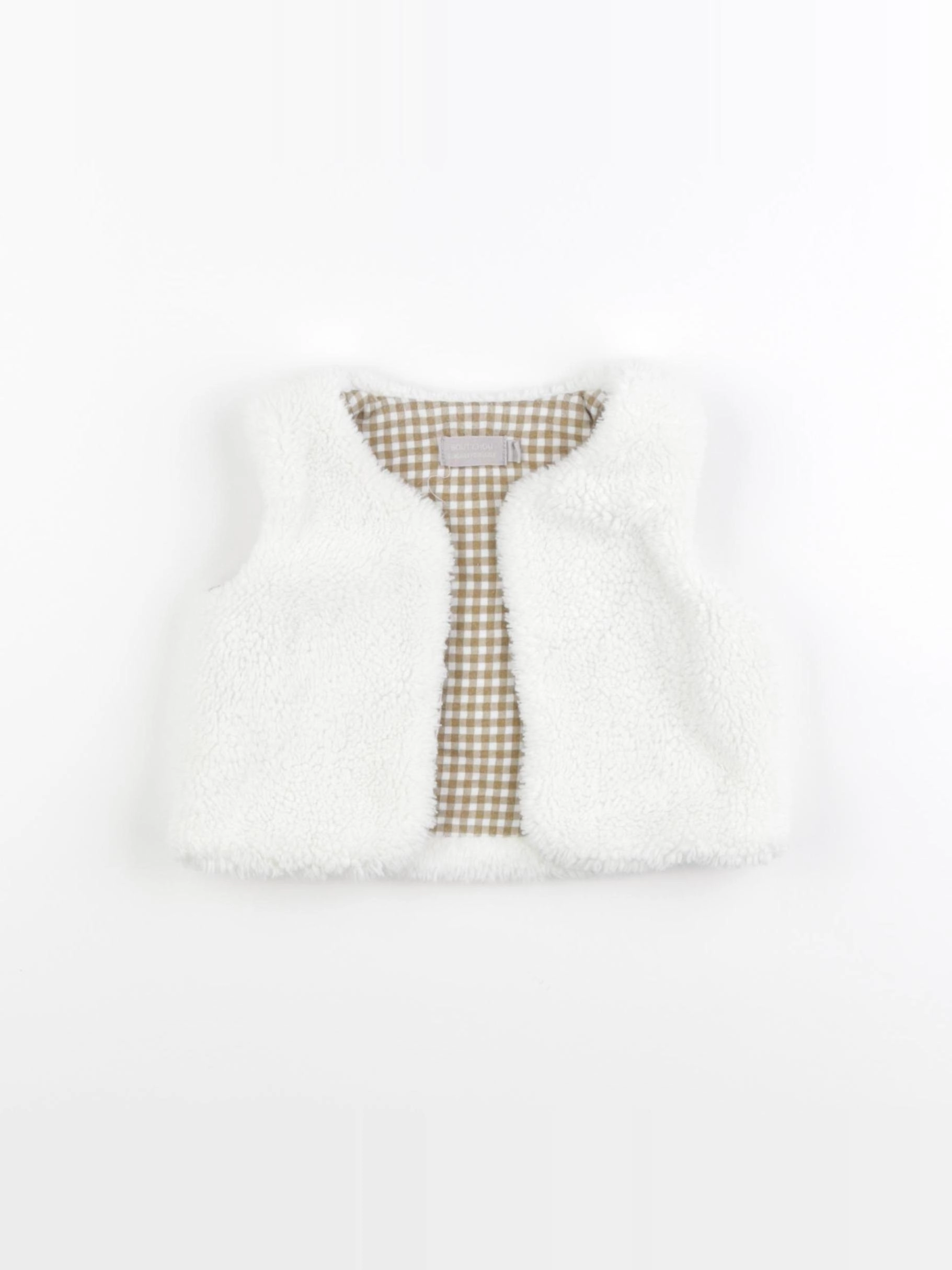 Boutchou - gilet blanc - 18 mois