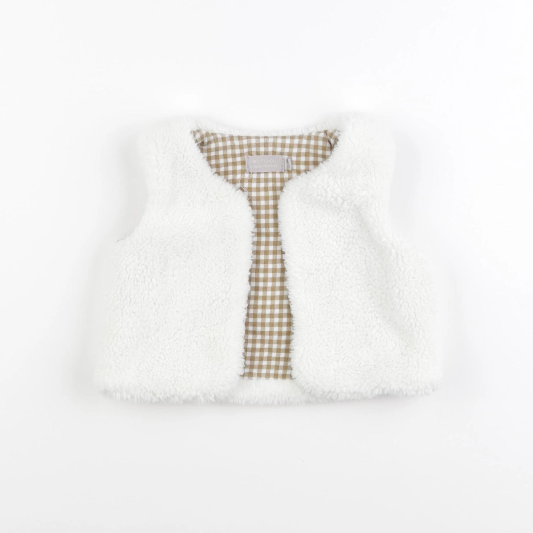 Boutchou - gilet blanc - 18 mois