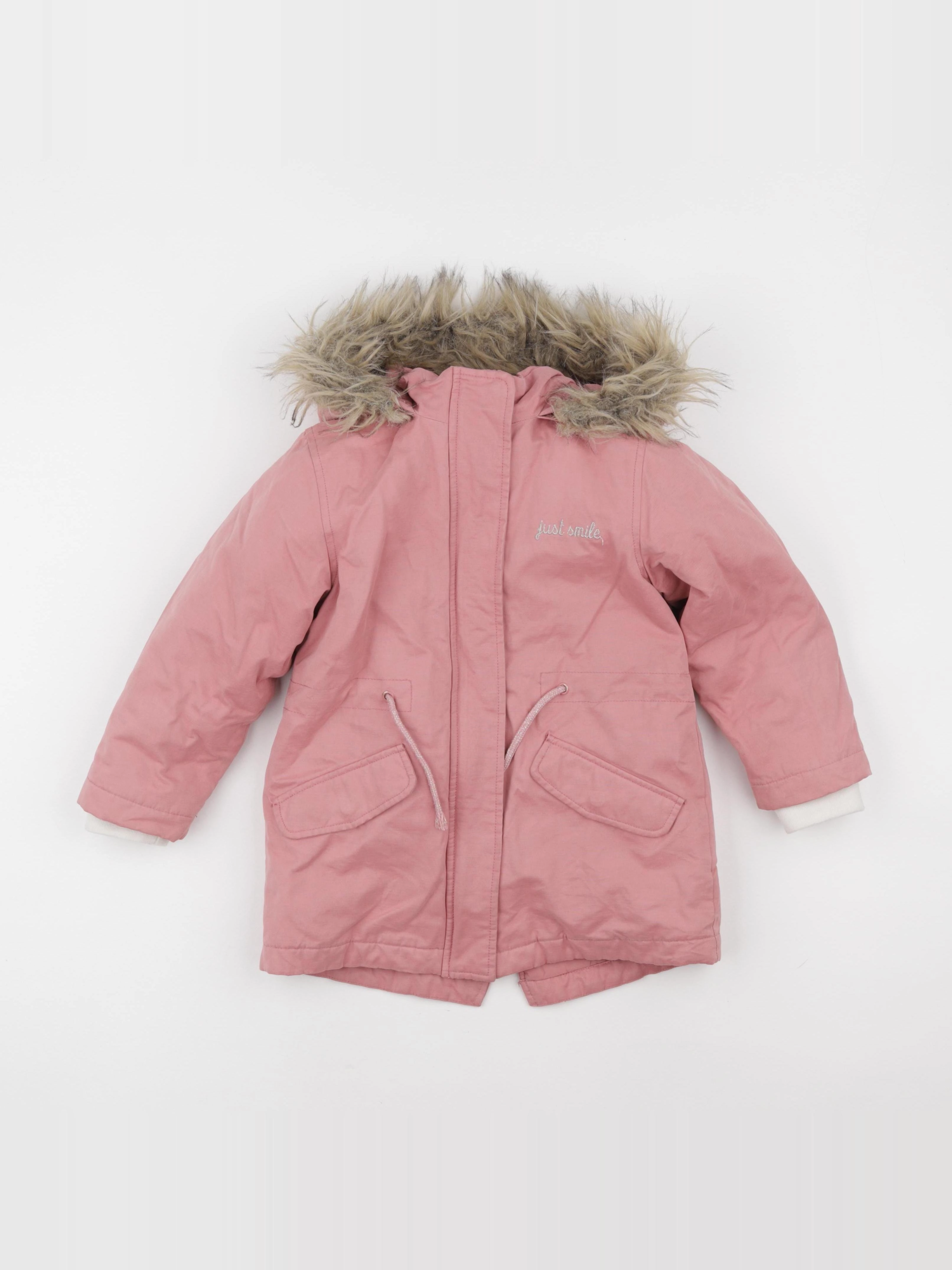 Vertbaudet - parka rose - 6 ans