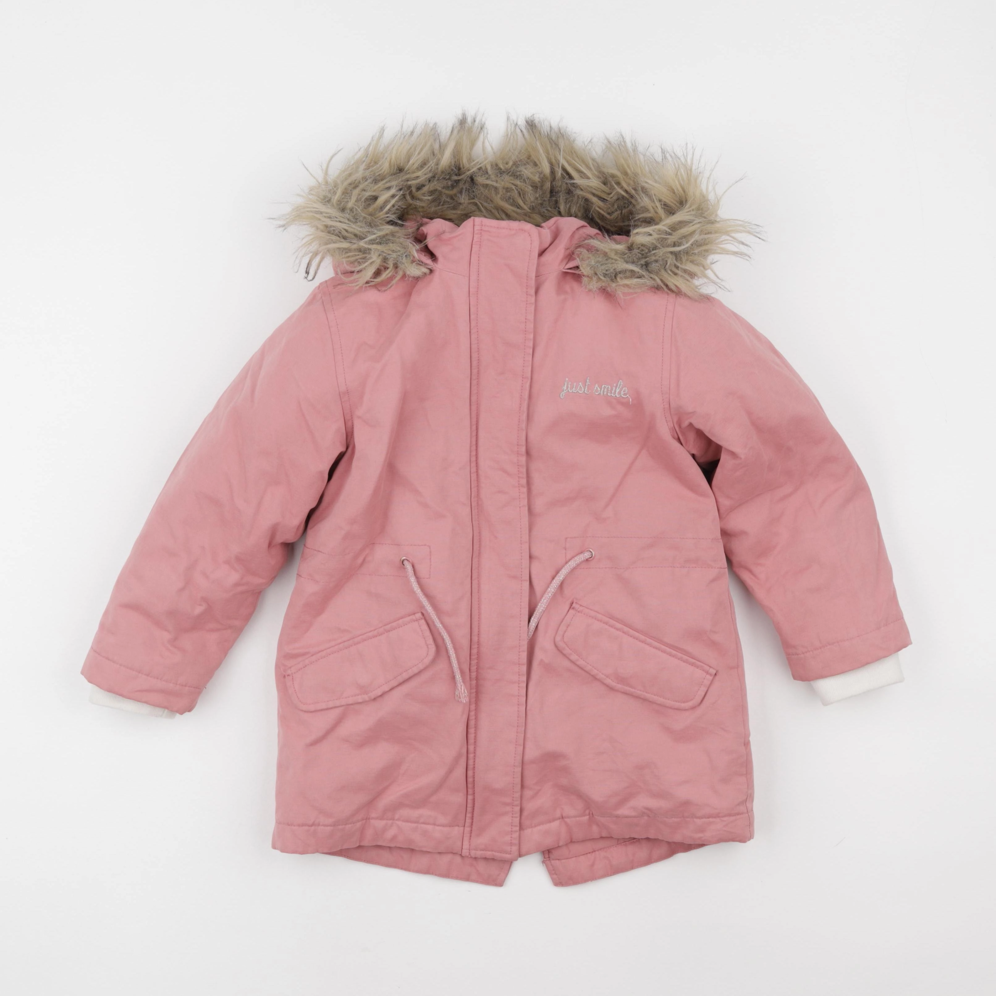 Vertbaudet - parka rose - 6 ans